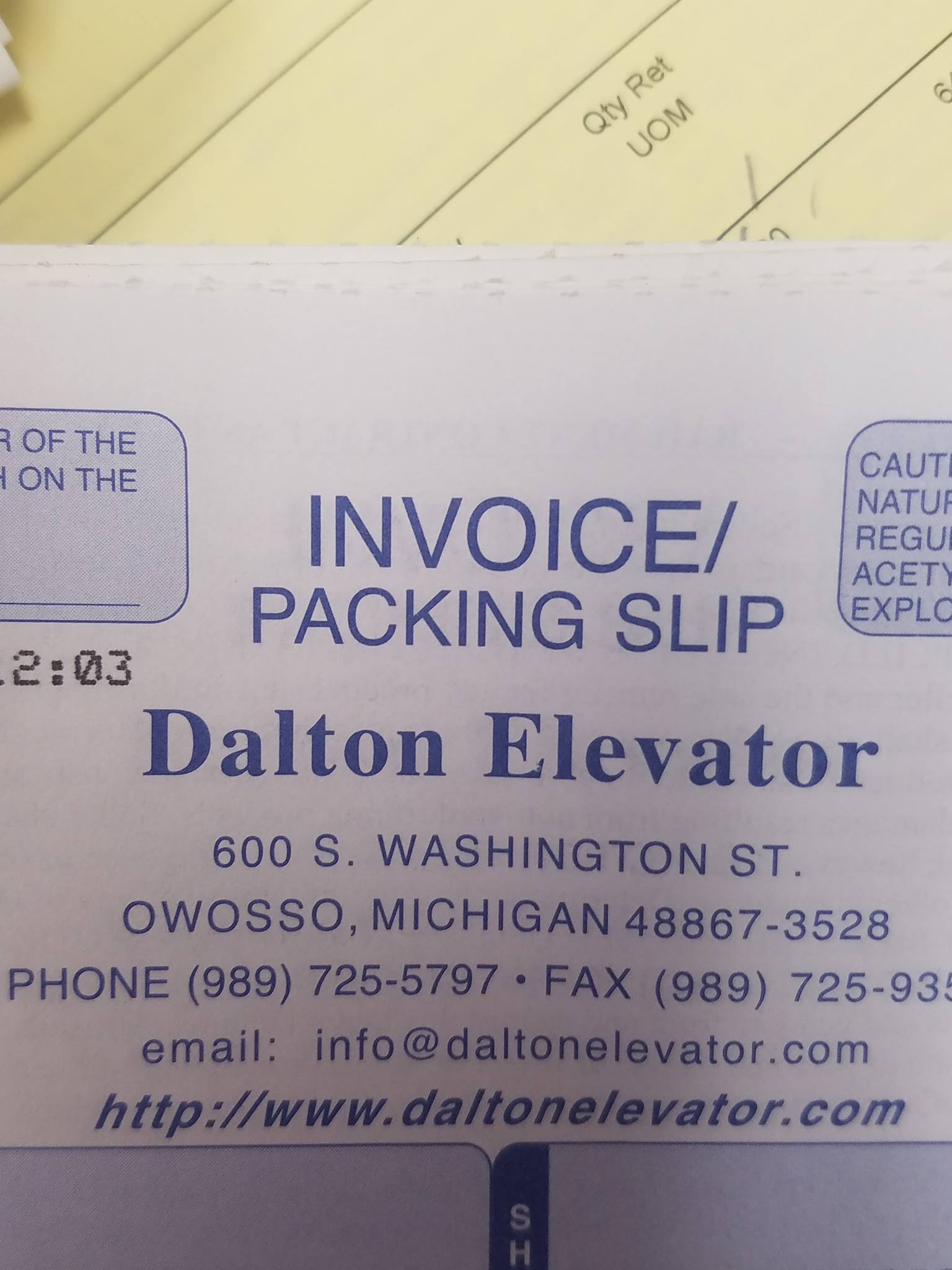 Dalton Elevator