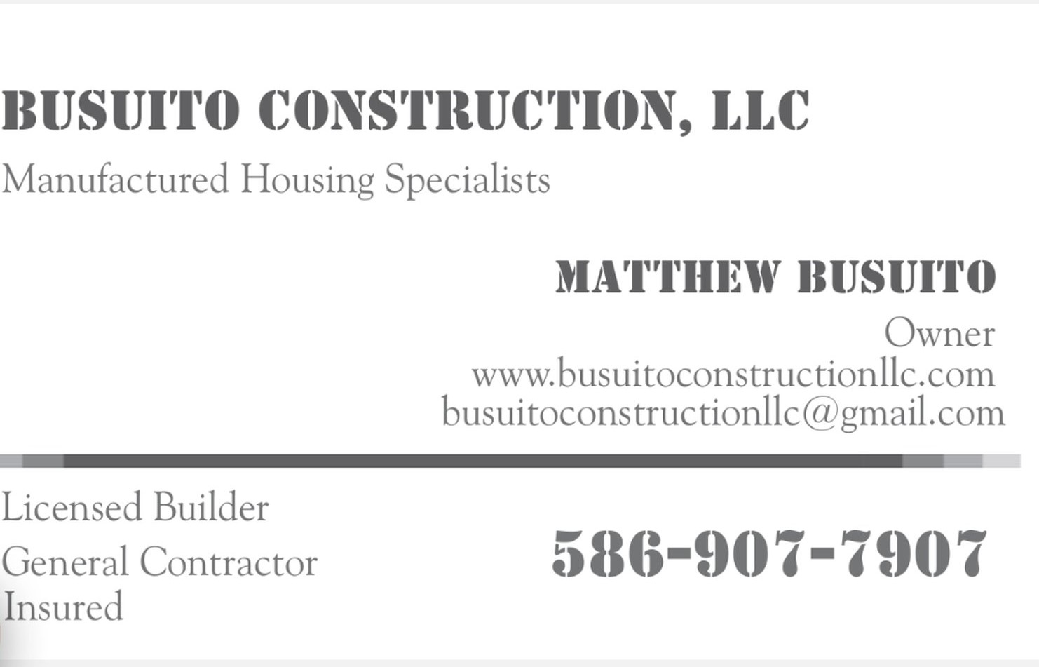 Busuito Construction LLC