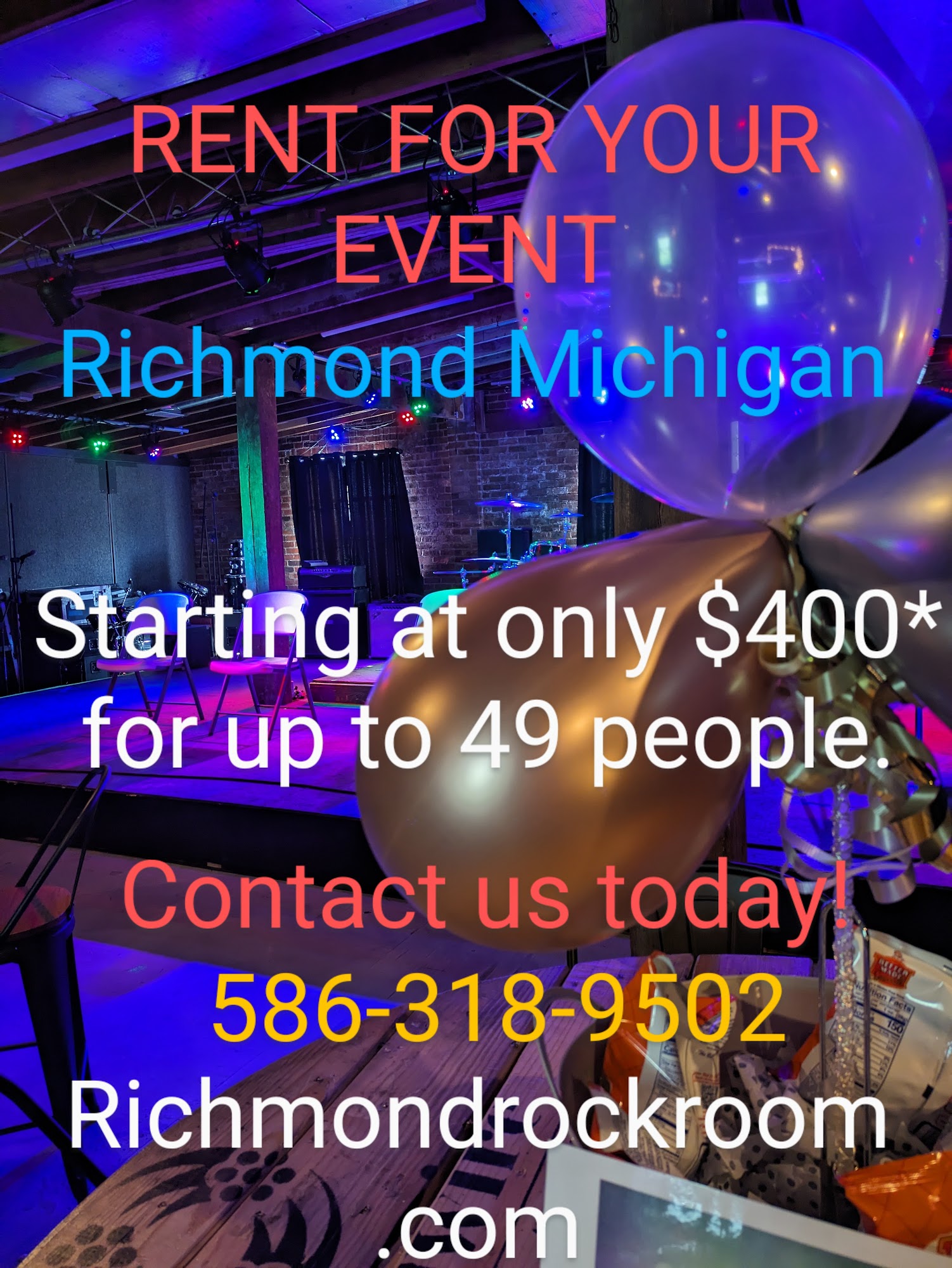 The Richmond Rock Room R3 Event Center Richmond