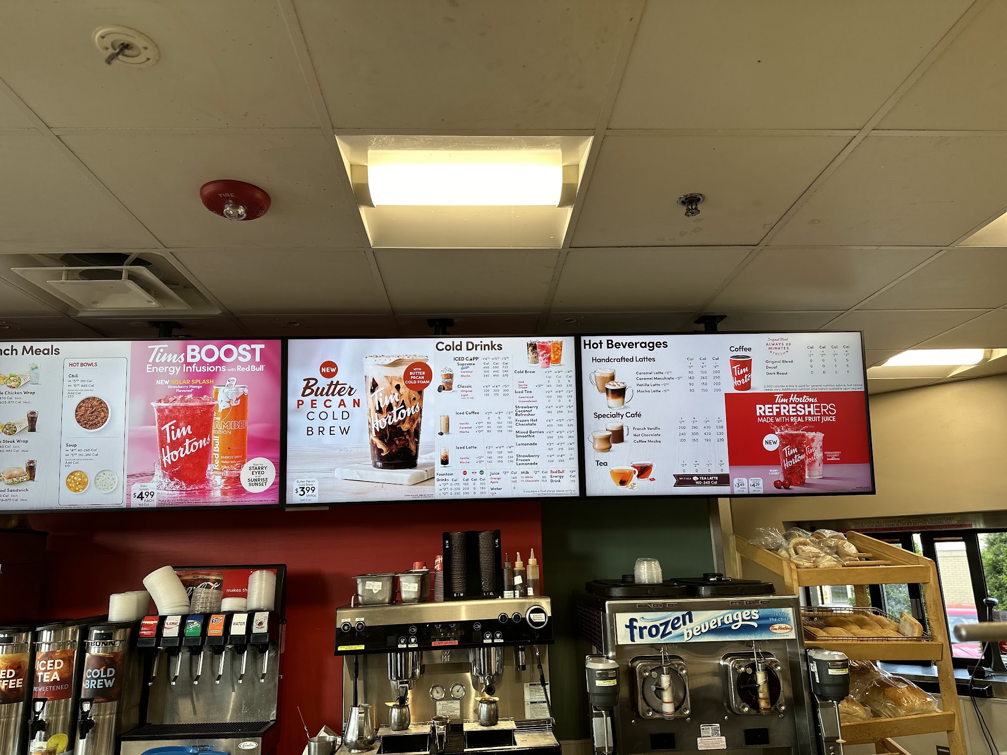 Tim Hortons Menu