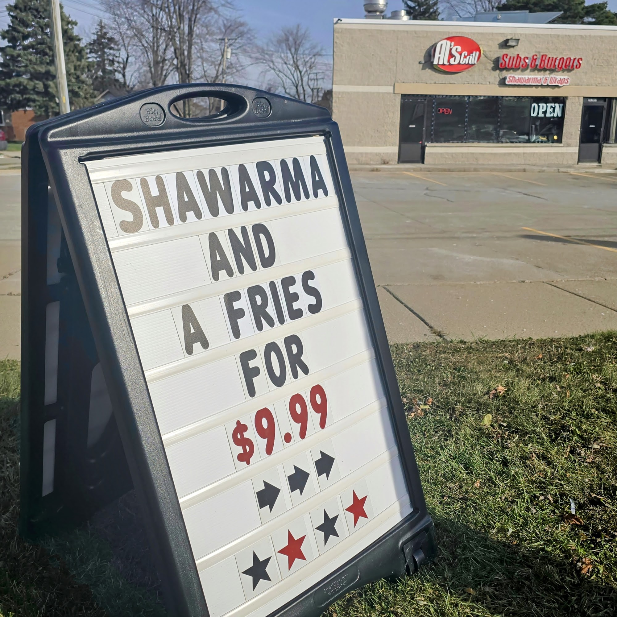 Al's Grill - Roseville Menu