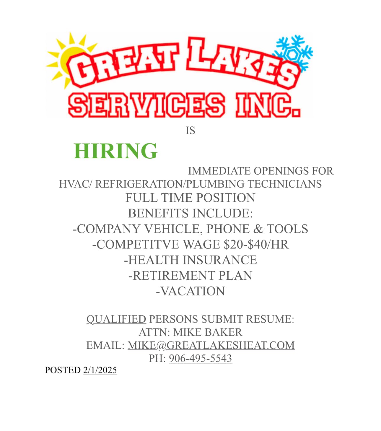Great Lakes Excavating 2.0 LLC