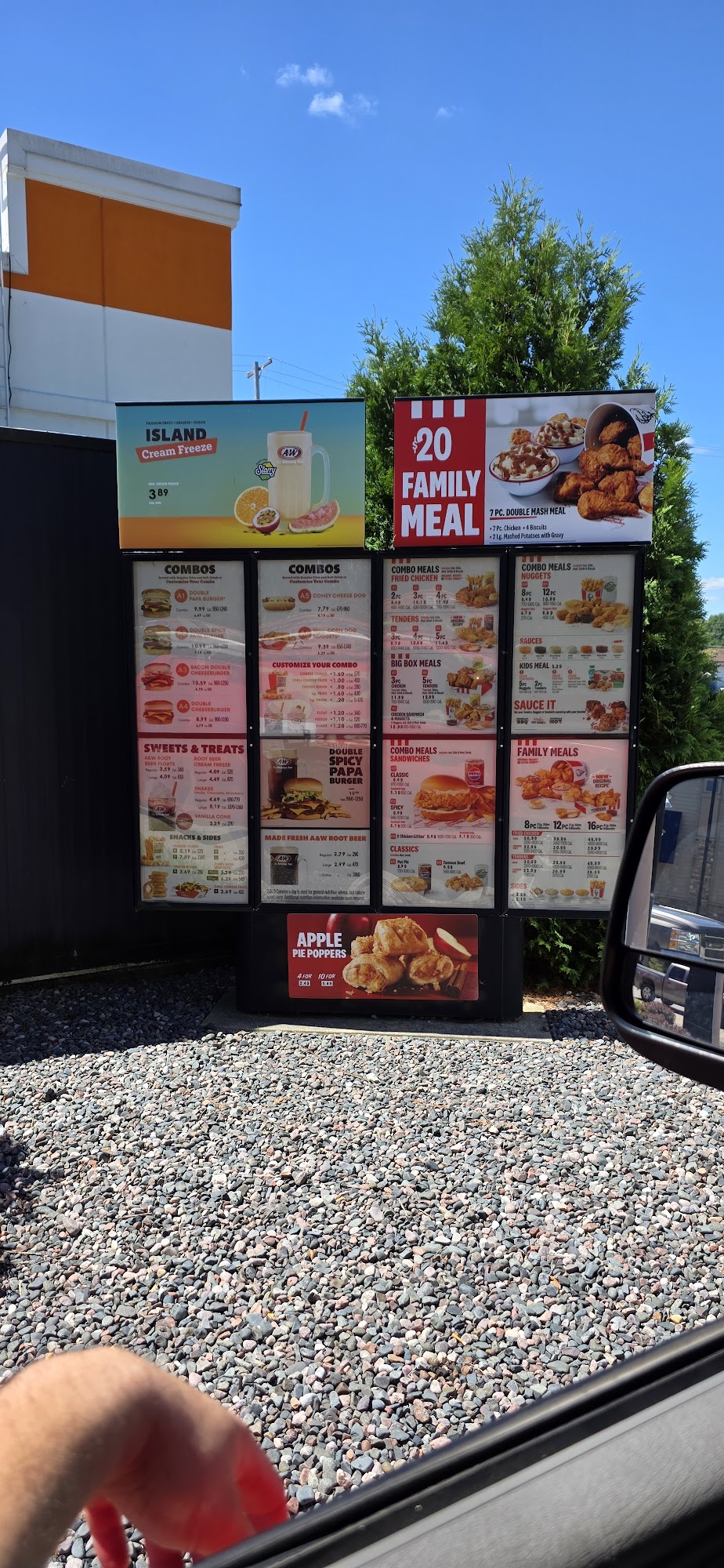 A&W Restaurant Menu