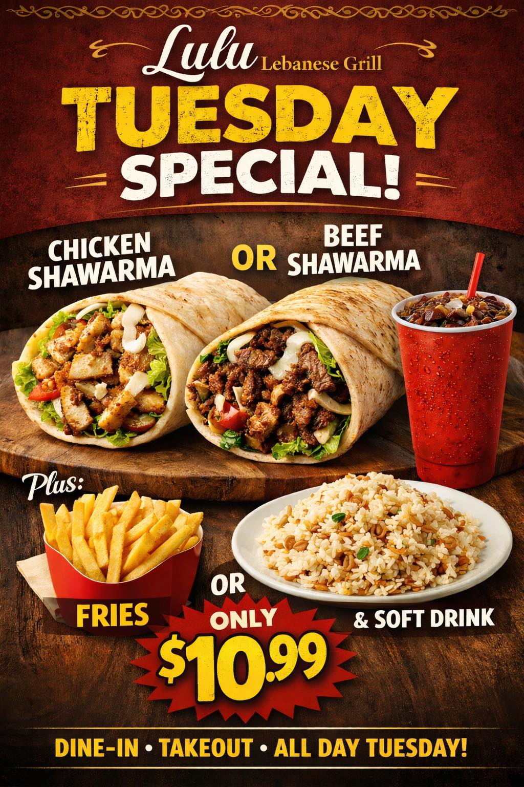 Lulu Lebanese Grill Saint Clair