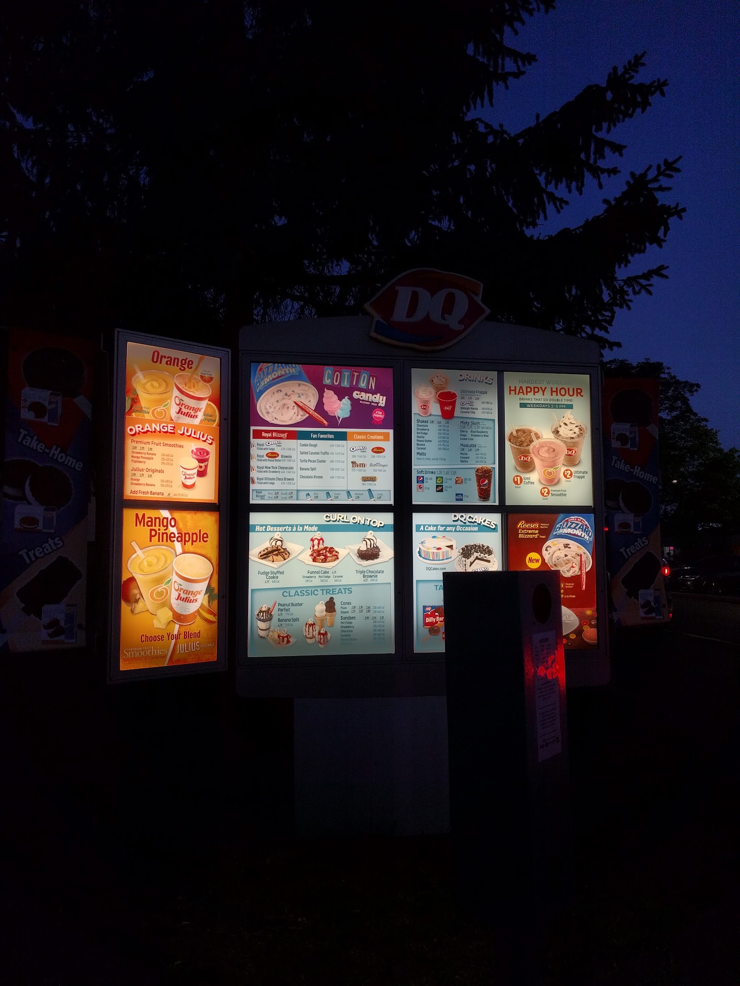 Dairy Queen (Treats and Cakes) Menu