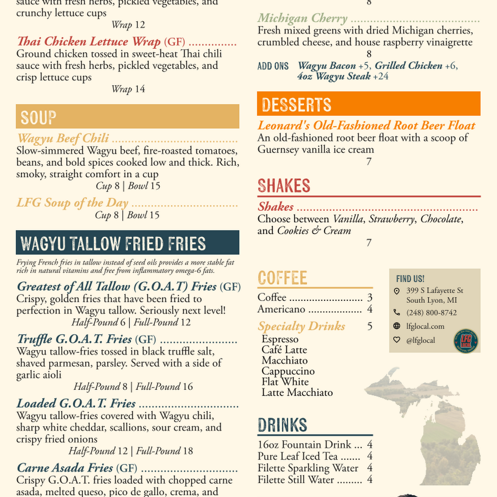 LFG Local Menu