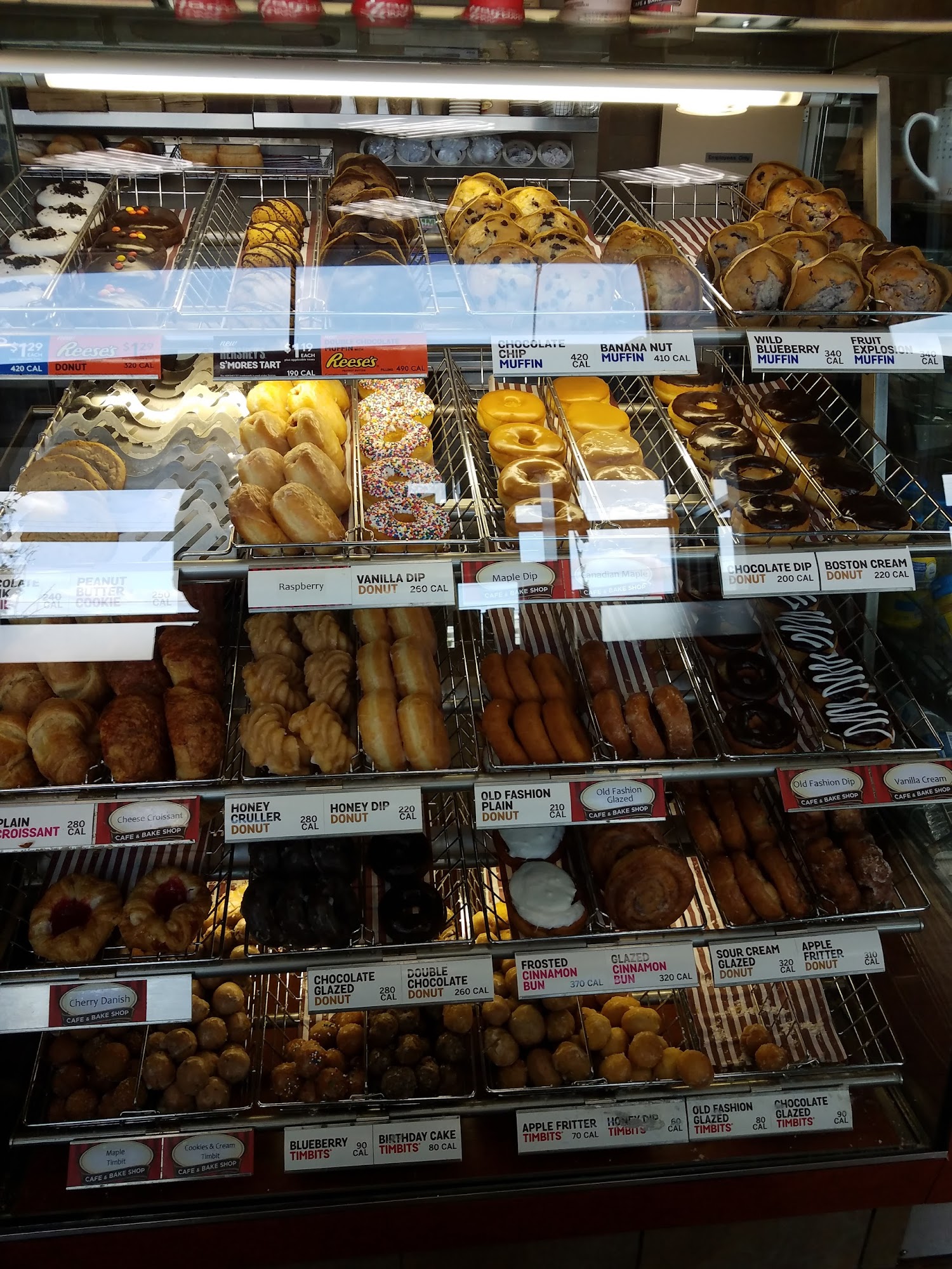 Tim Hortons Menu