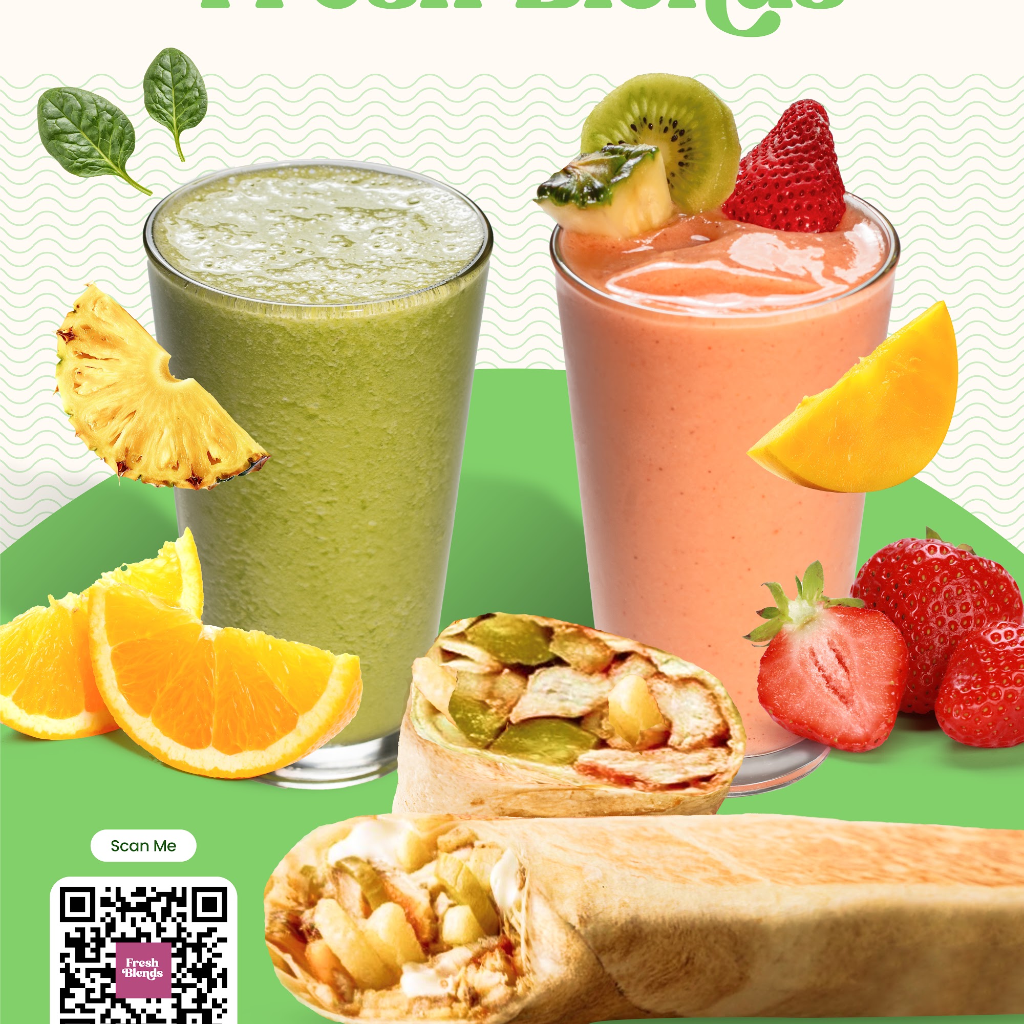 Fresh Blends Southfield (Inside Meijer) Inside Meijer, 28800 Telegraph Rd, Southfield