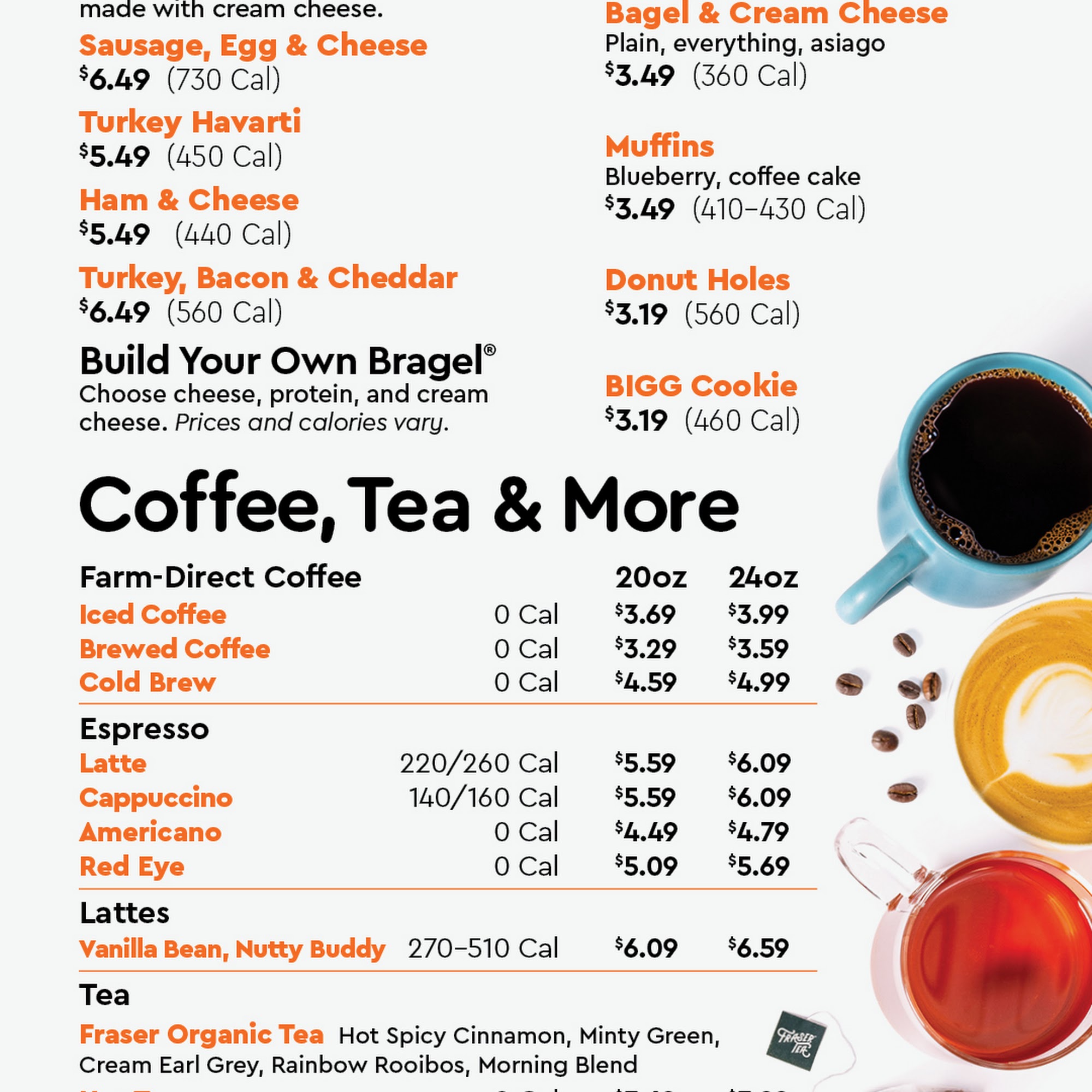 BIGGBY COFFEE Menu
