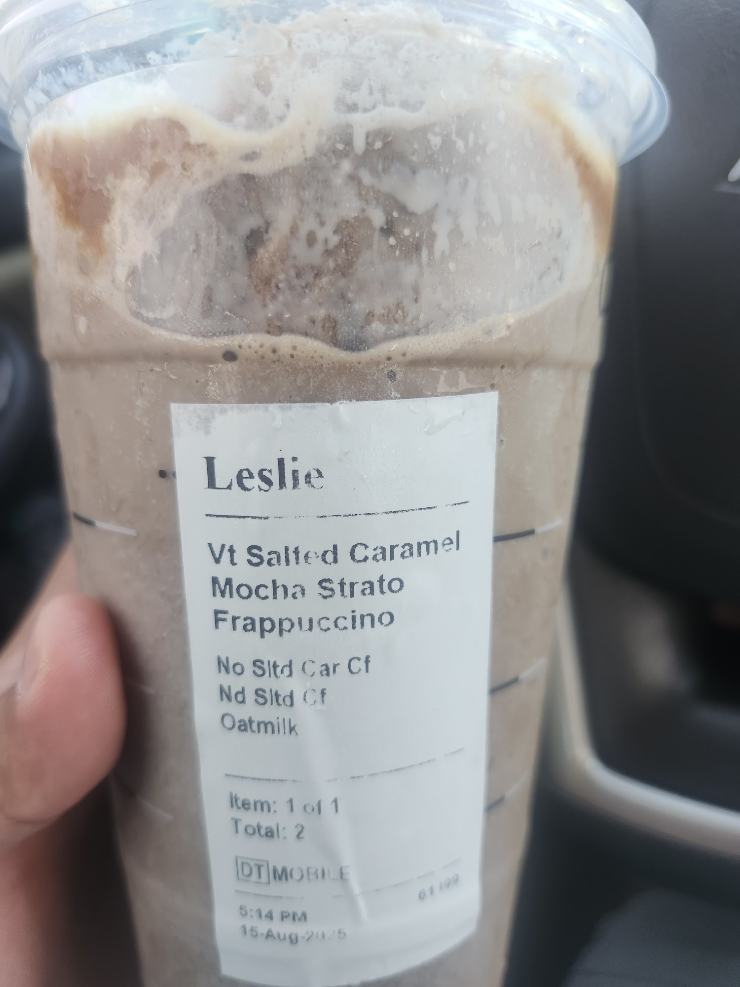Starbucks Menu