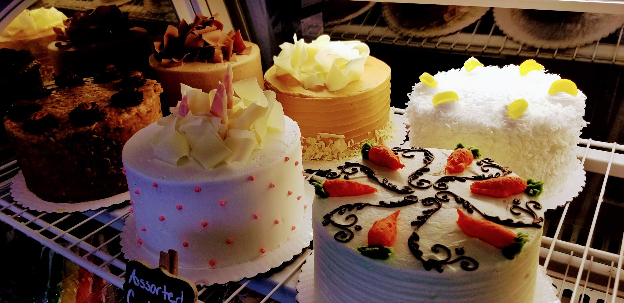 Thomas Cake Shop Menu