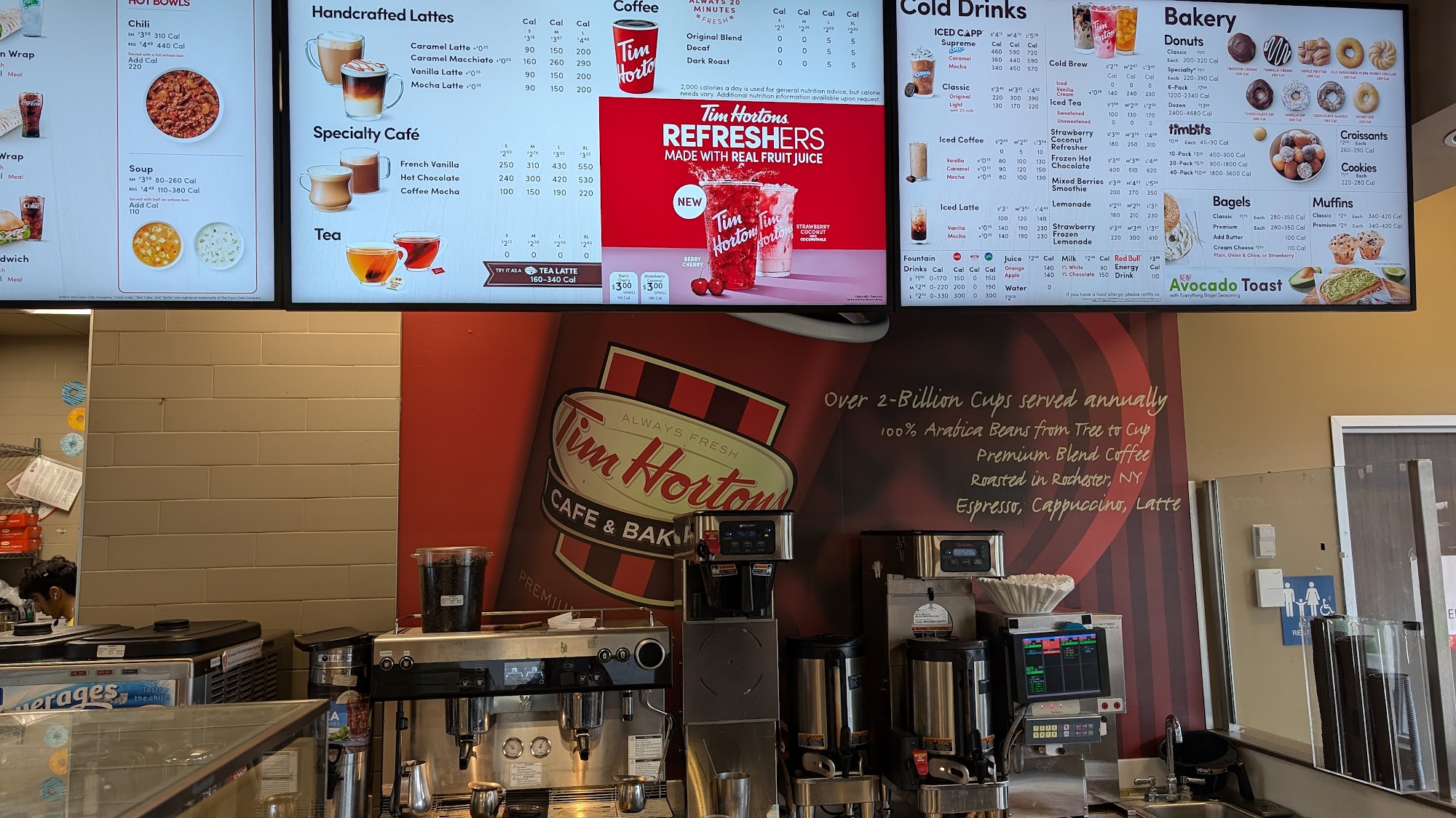 Tim Hortons Menu
