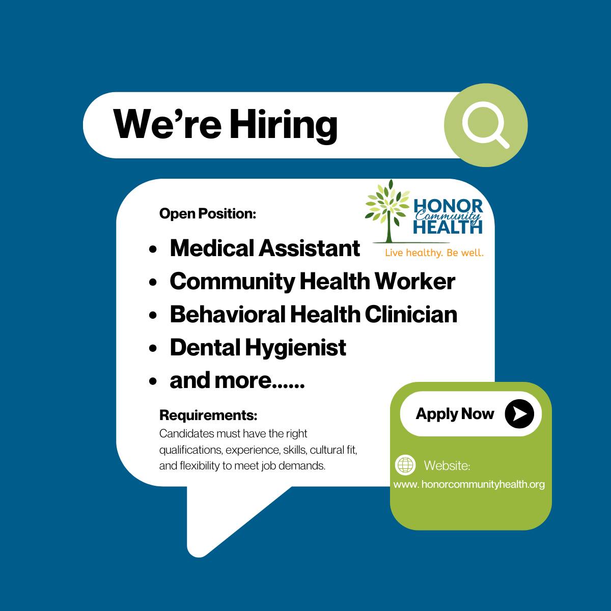 Honor Community Health Waterford School Health Center