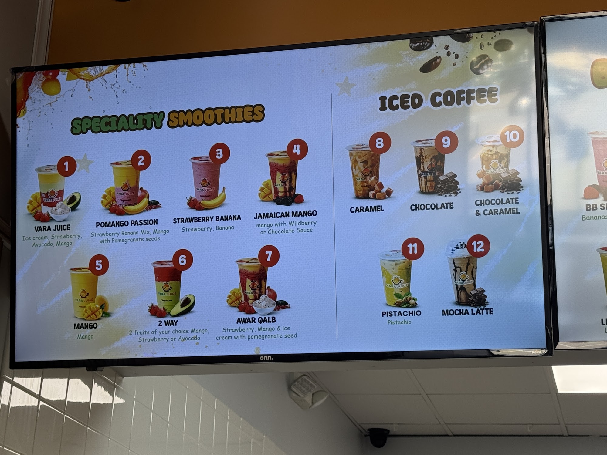 Vara Juice (West Bloomfield) Menu