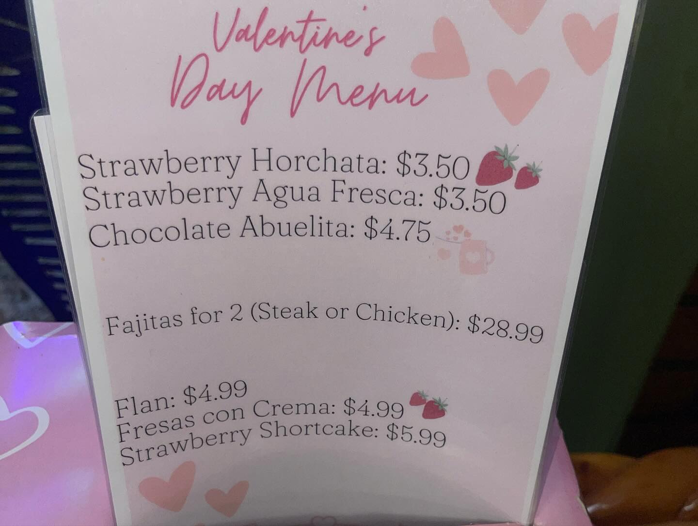 New Mexico Restaurant Menu