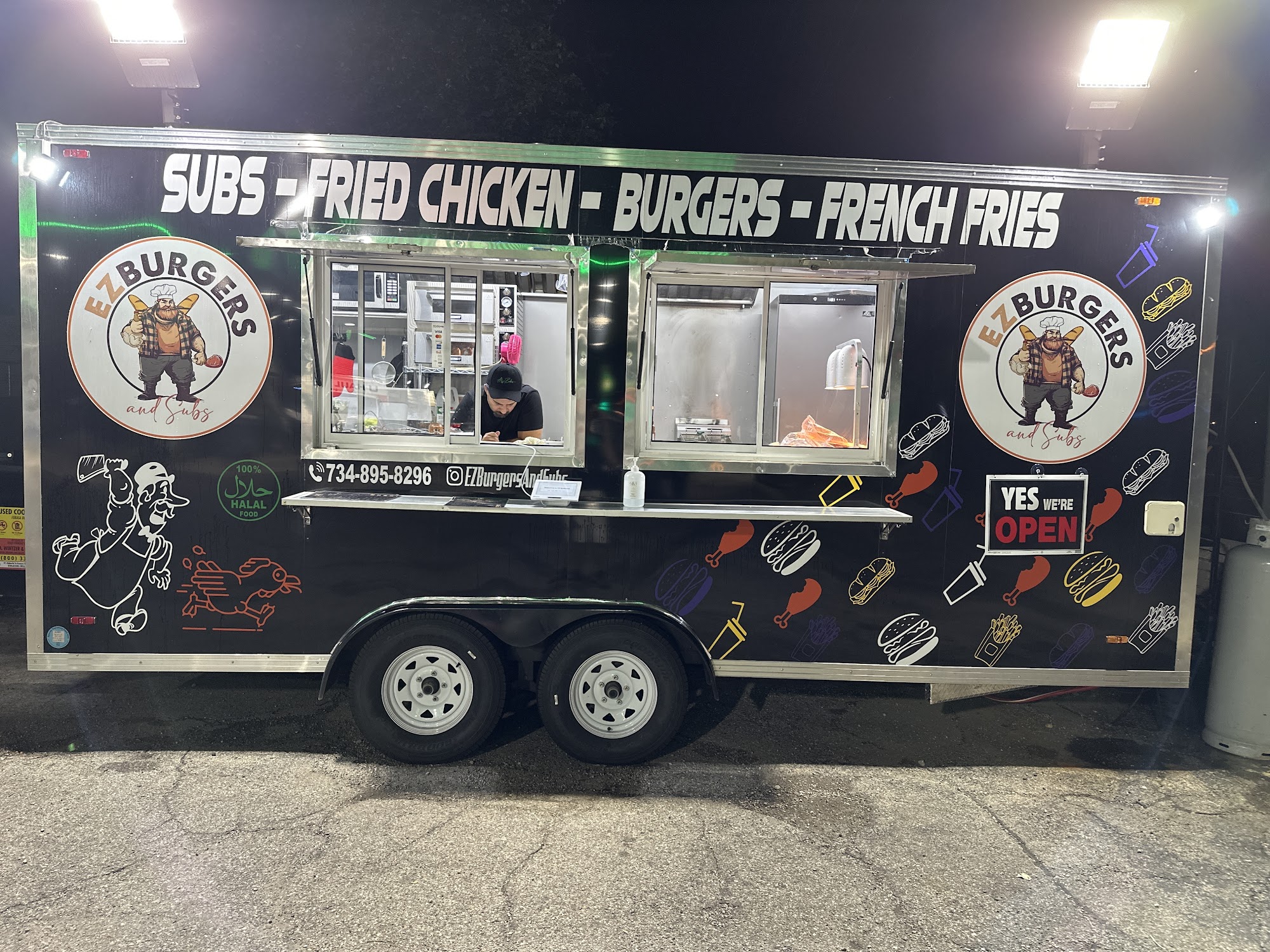 EZ Burgers And Subs Menu