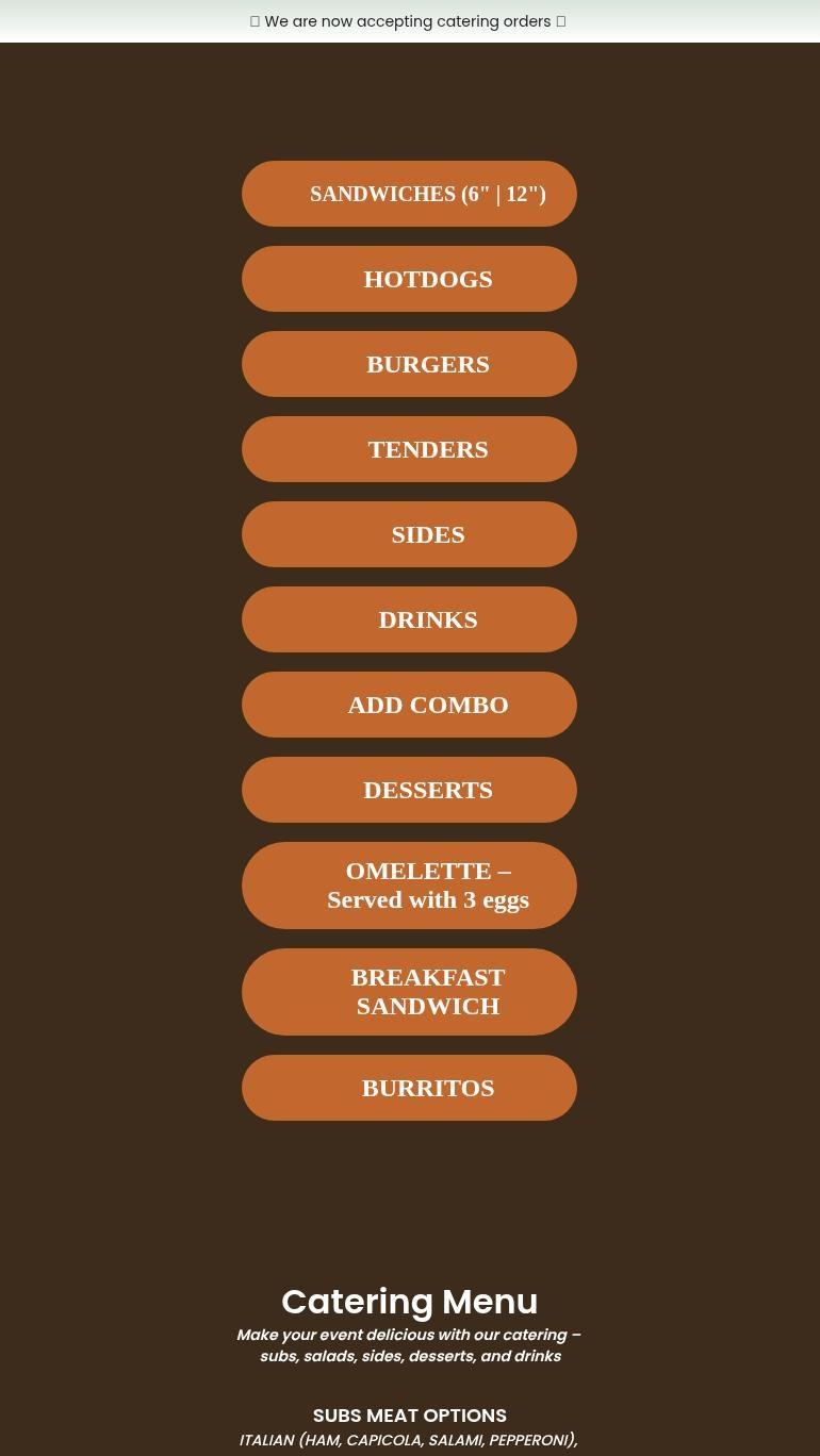CRAVEIT 365 Menu