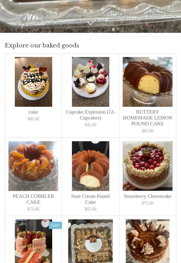 Butter Cobbler & Things LLC Menu