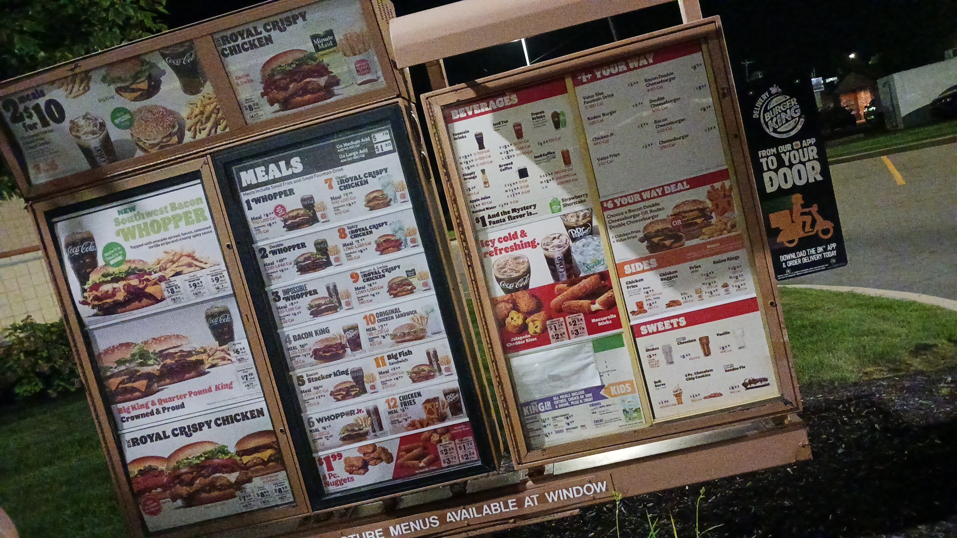 Burger King Menu
