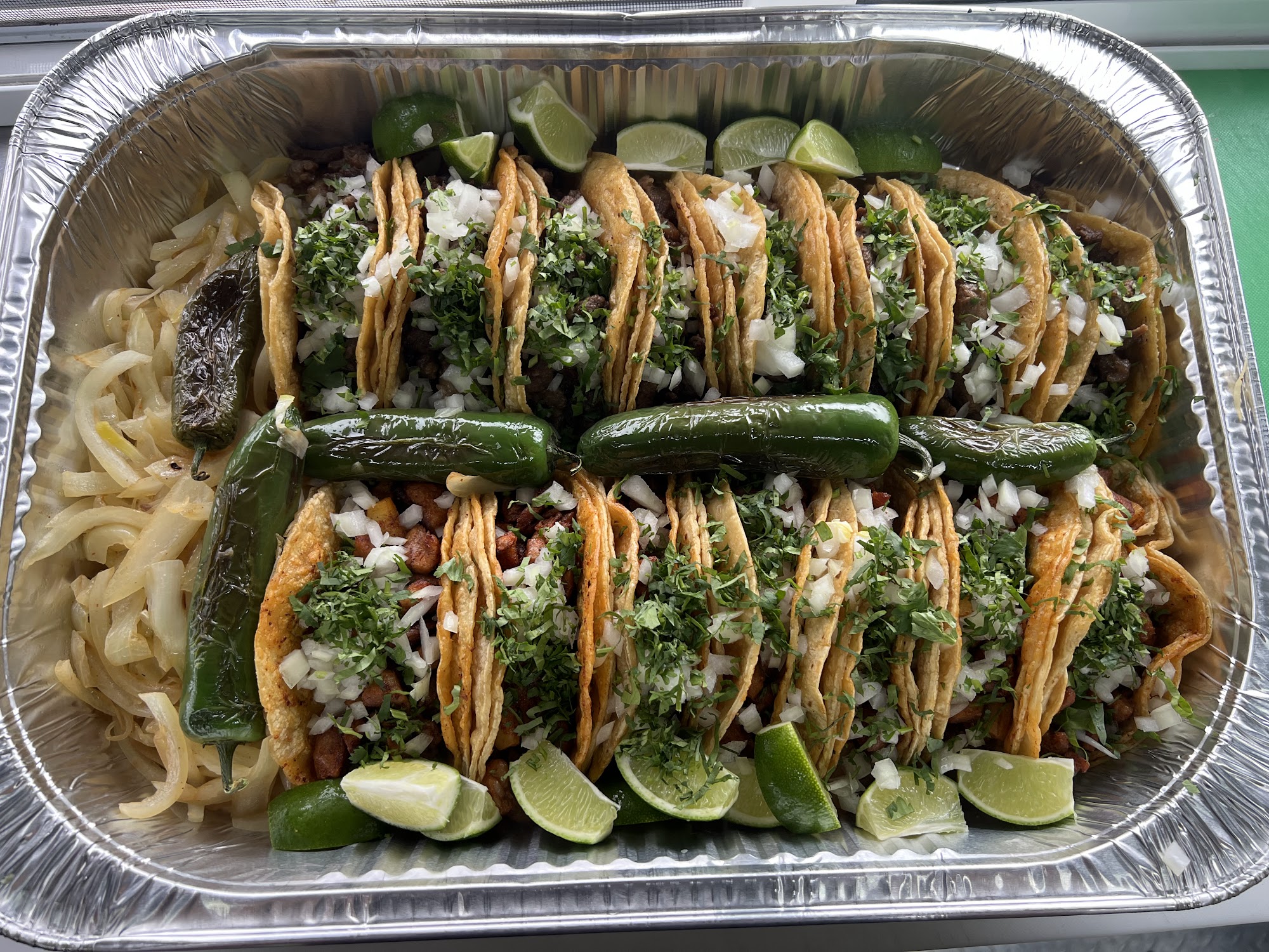 Tacos El Chaparrito Menu