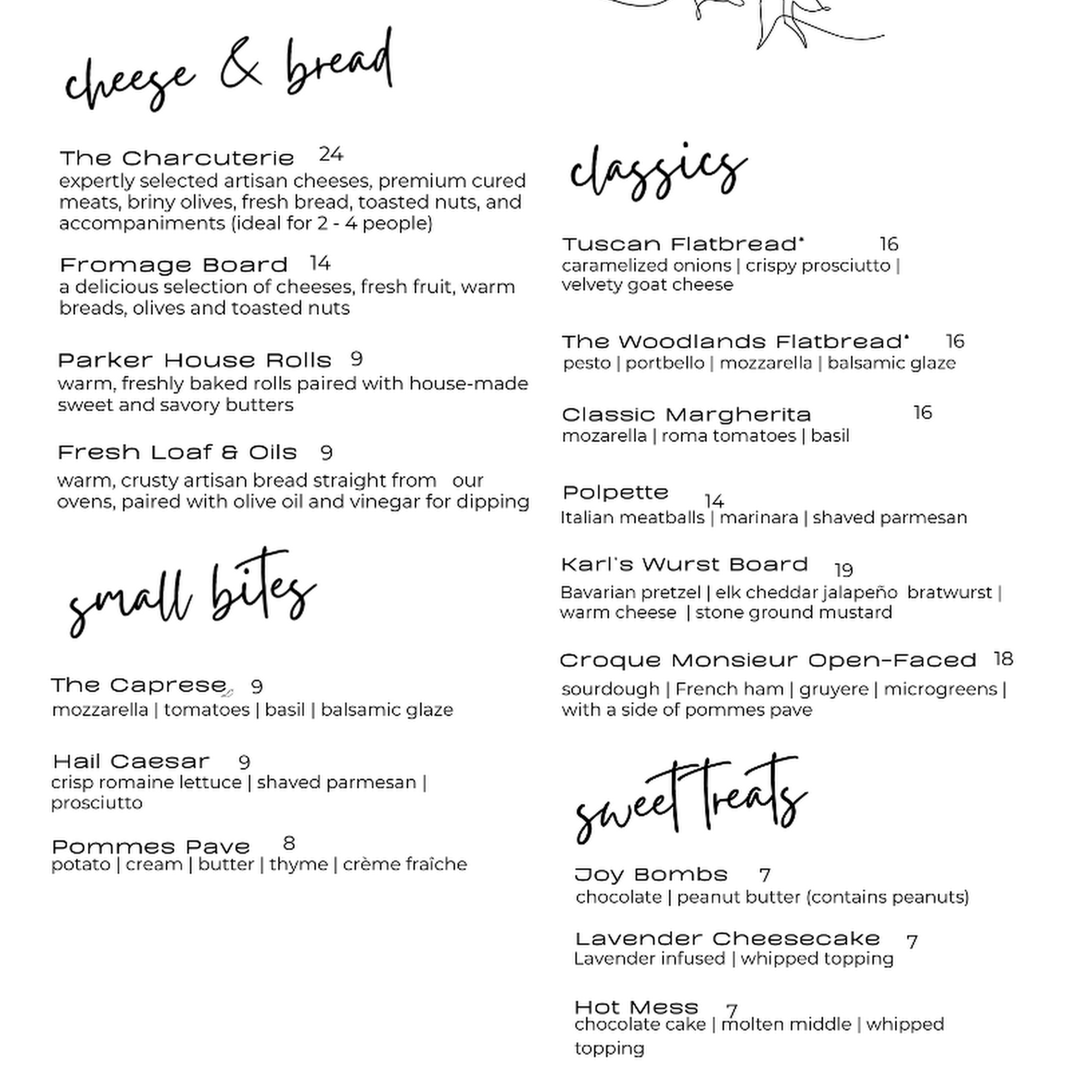 Langford Exchange Menu