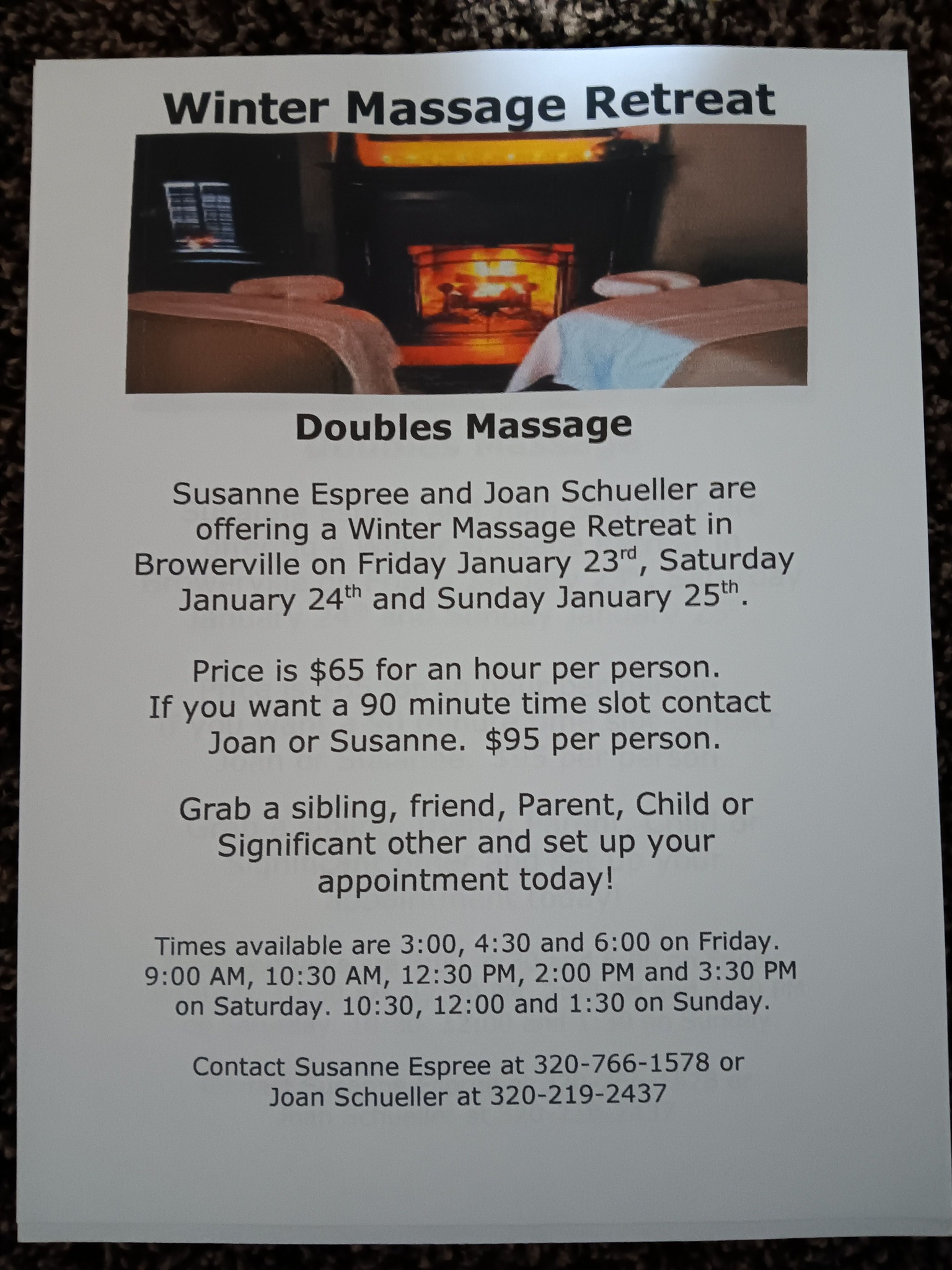 21 Massage 32945 County 21, Browerville Minnesota 56438