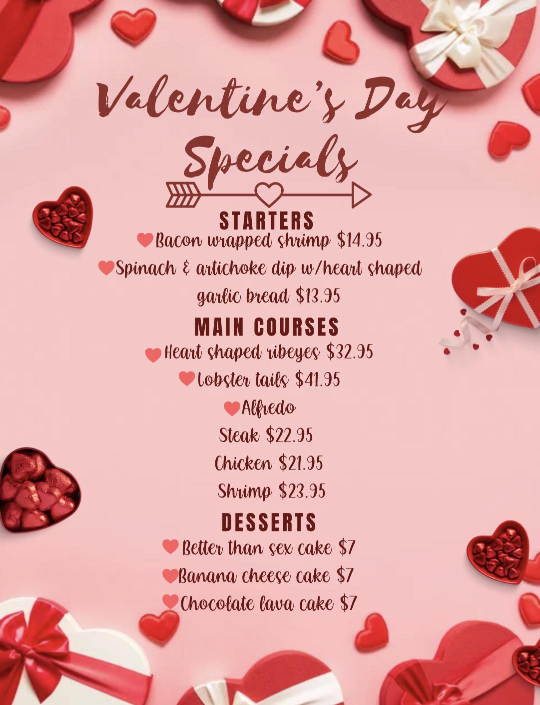 The Bobber Bar Menu