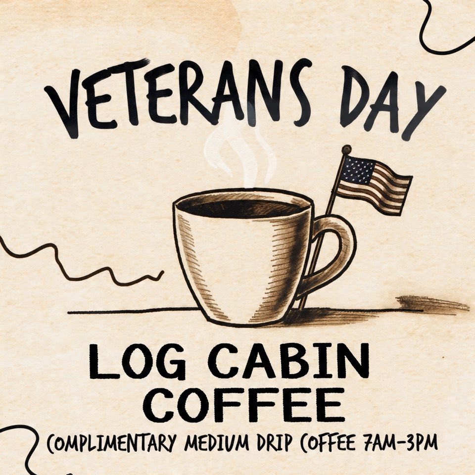 Log Cabin Coffee Drive-Thru Ely
