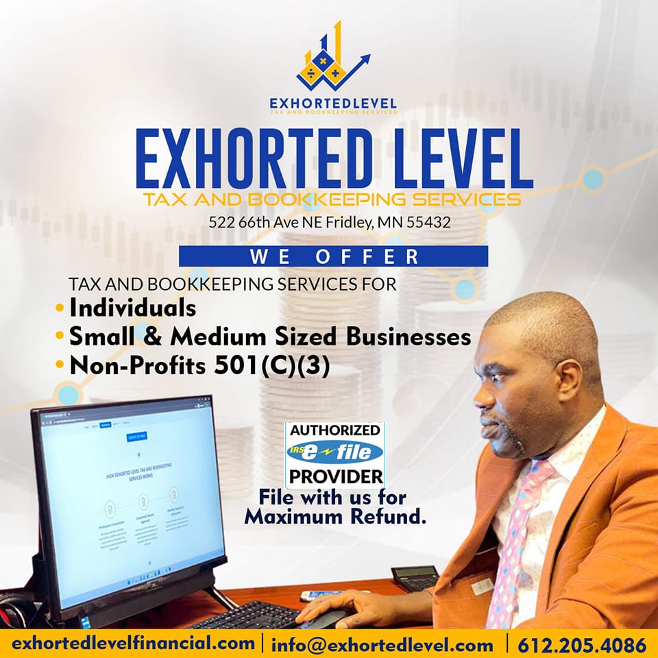 Exhorted Level Tax and Bookkeeping Services