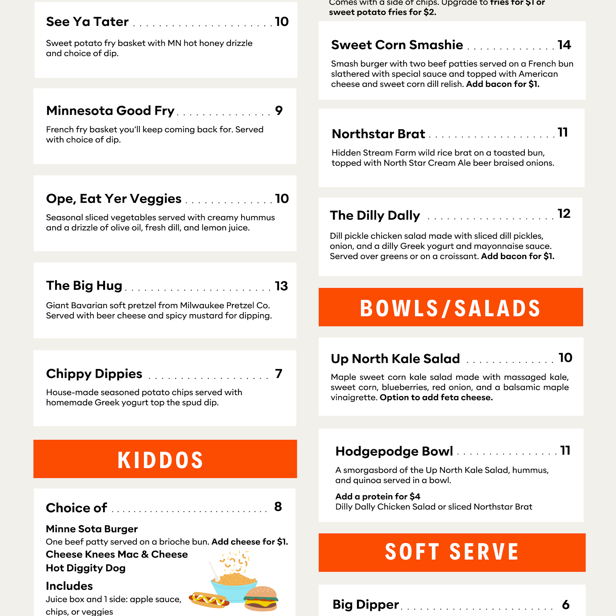 Hodgepodge Menu