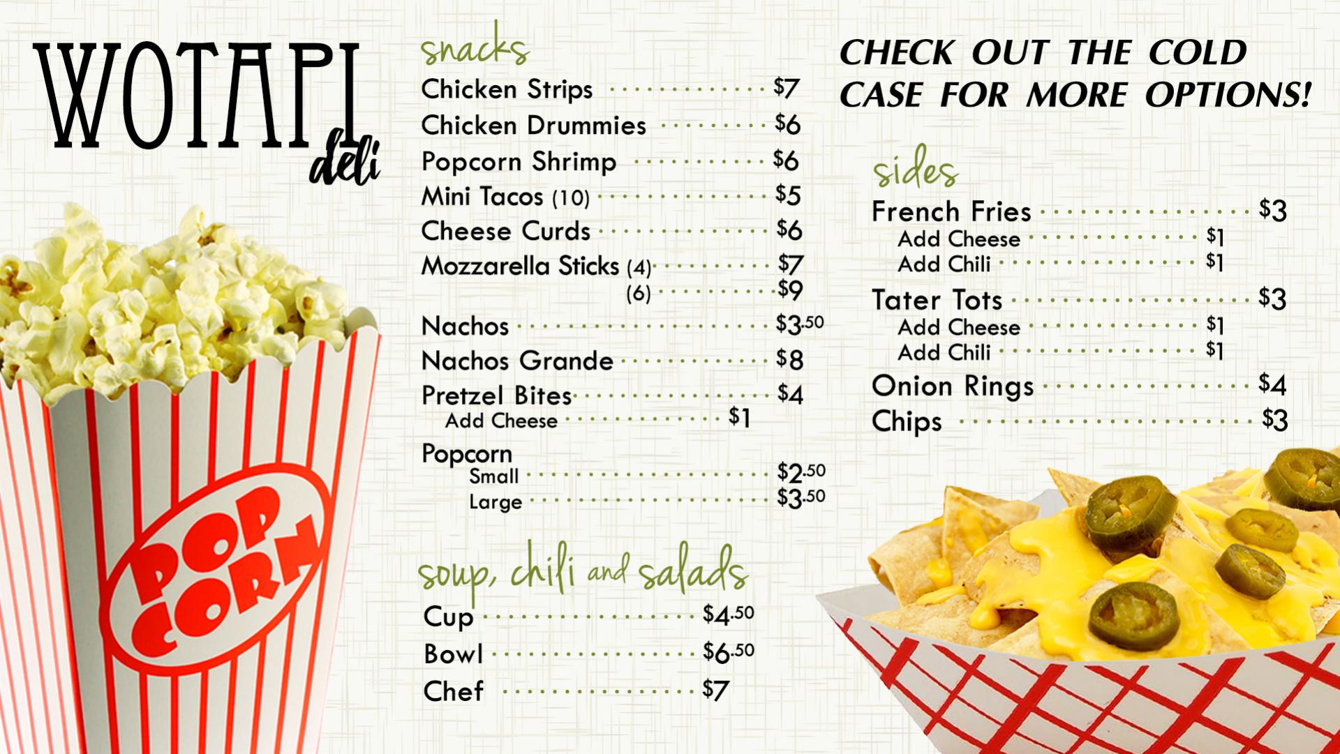 Prairie Tap House Menu