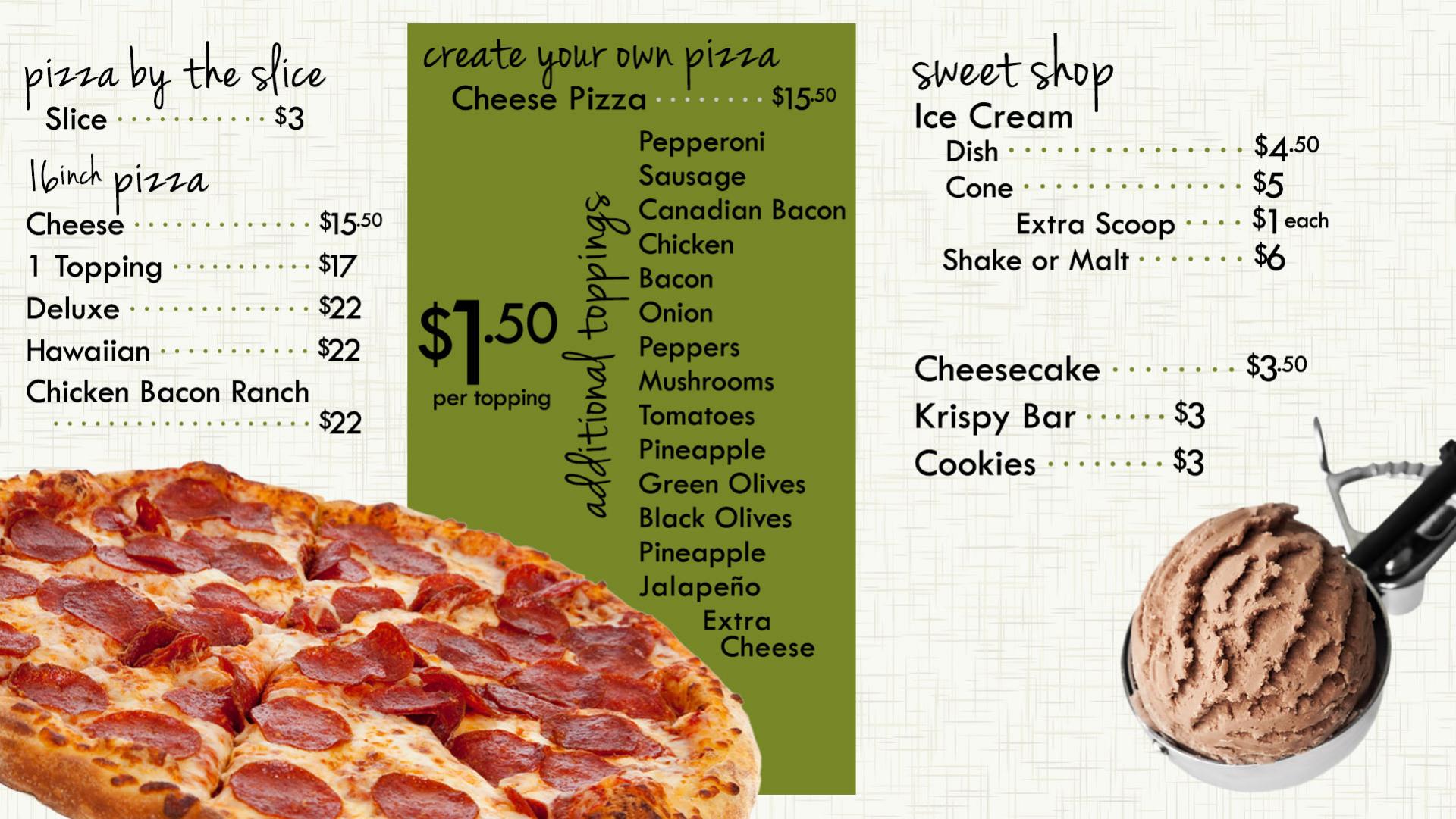 Prairie Tap House Menu