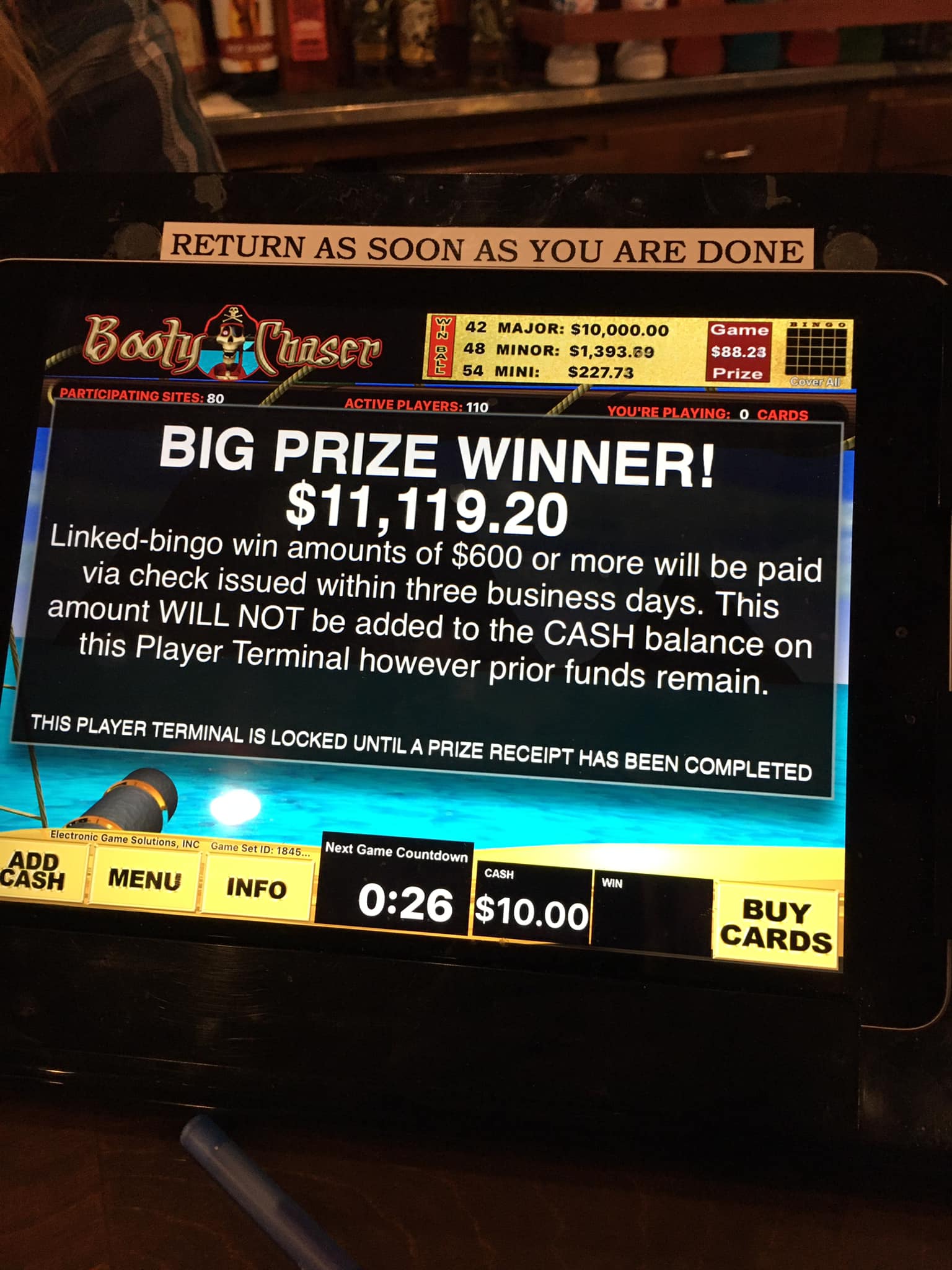 TJ's Lakeshore Pub Menu