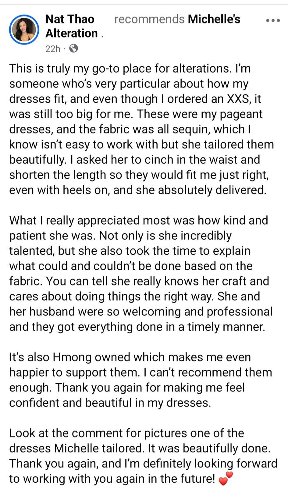 Michelle's Alteration