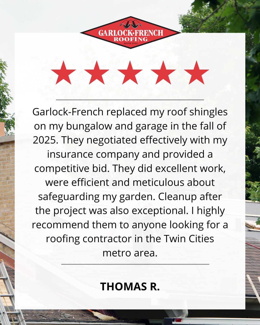 Garlock-French Roofing Minnetonka