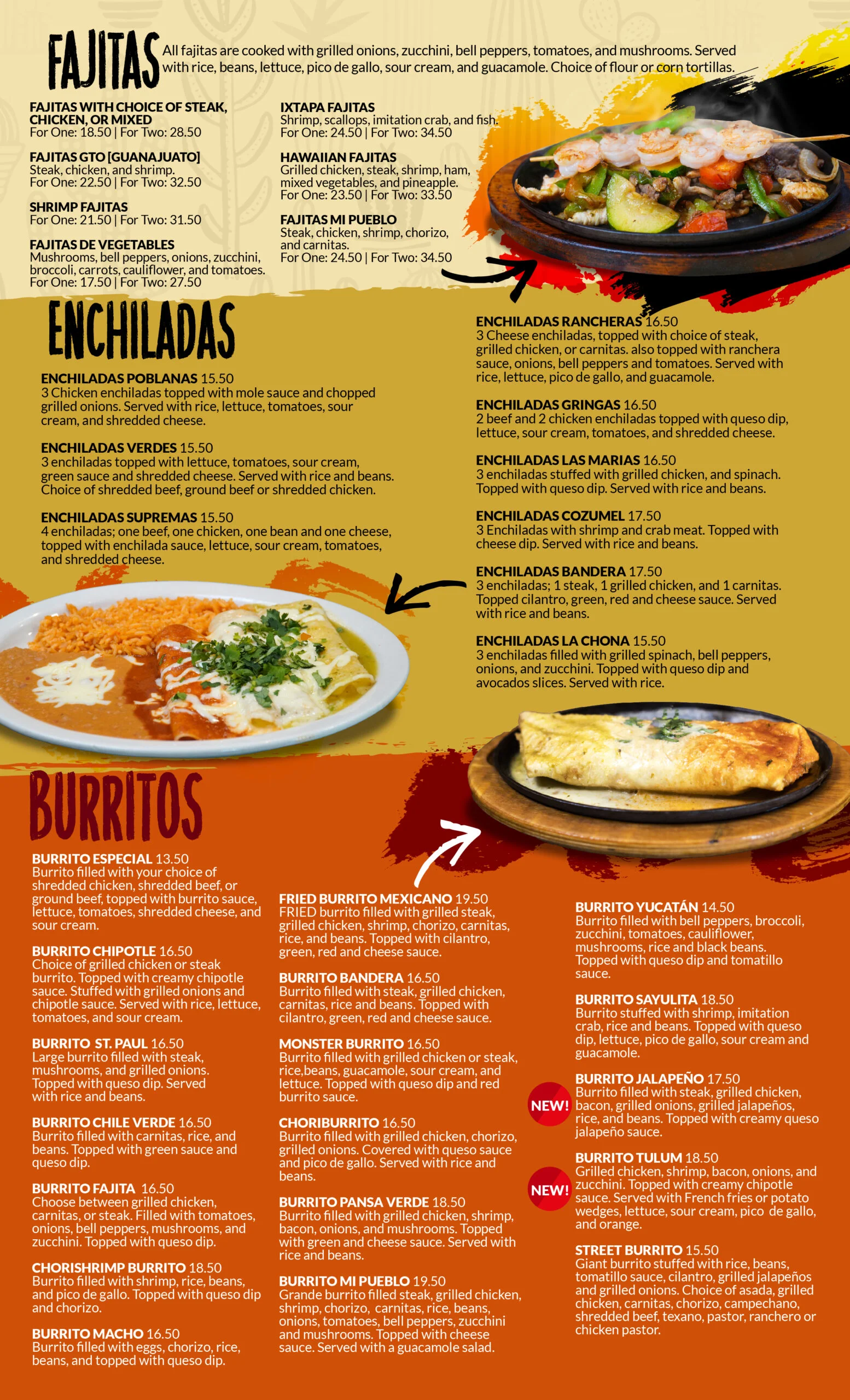 Mi Pueblo Express - Mound Menu