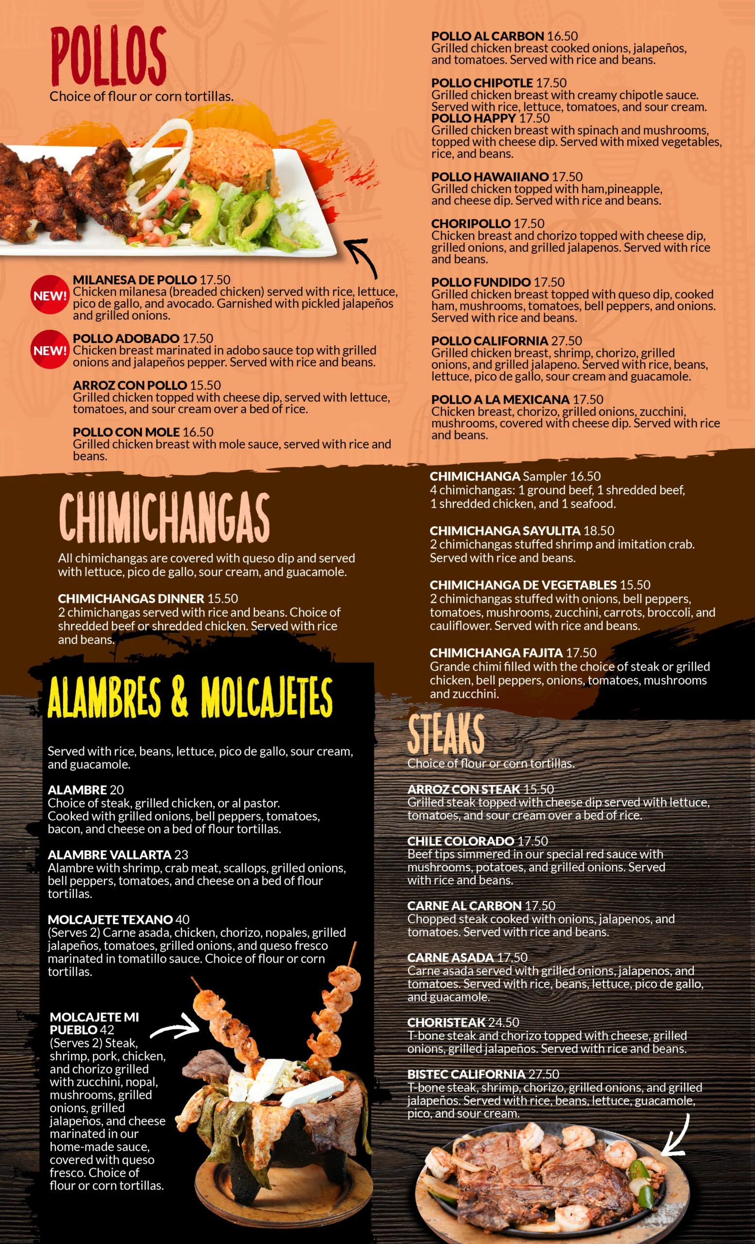 Mi Pueblo Express - Mound Menu