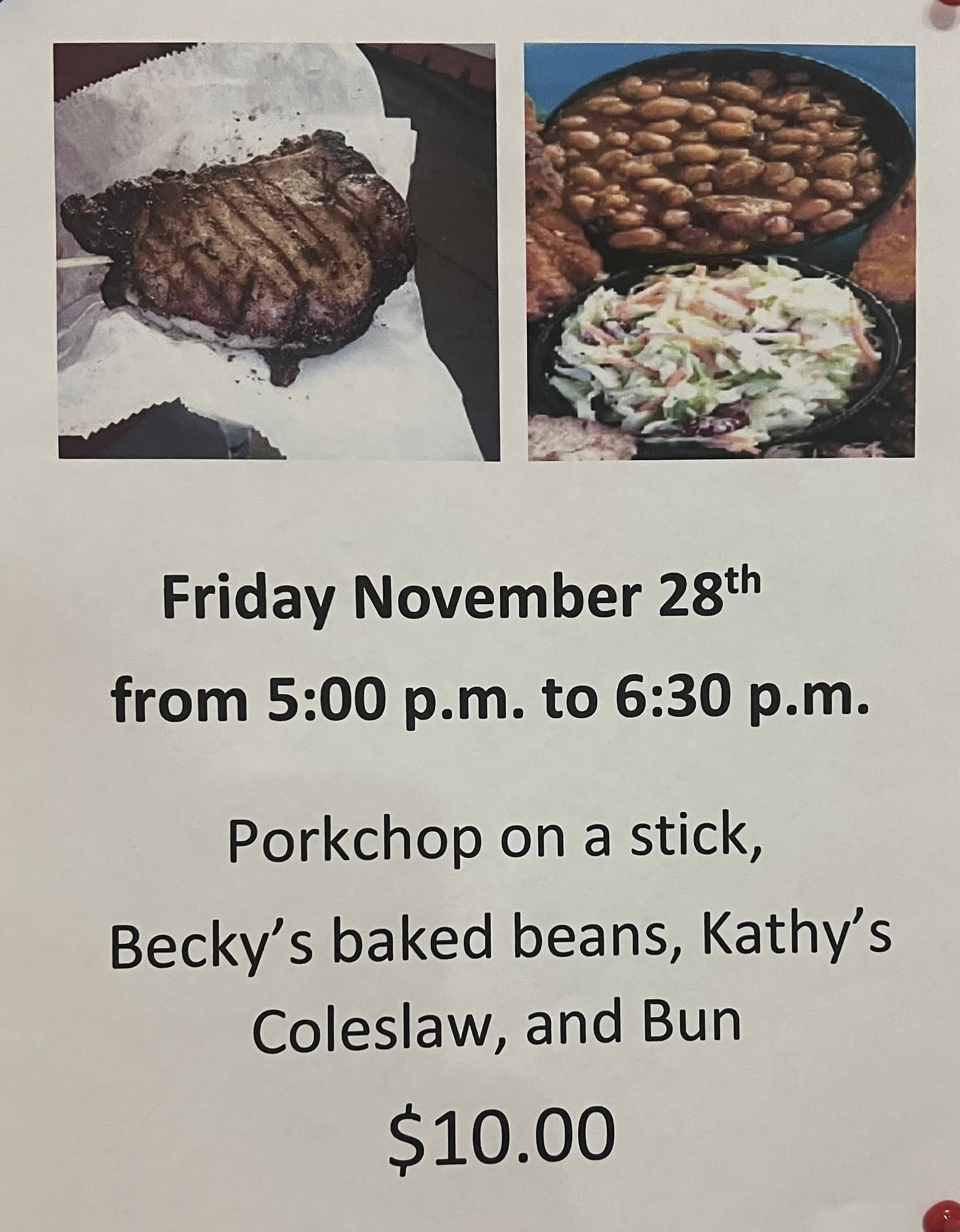 Eagles club Menu
