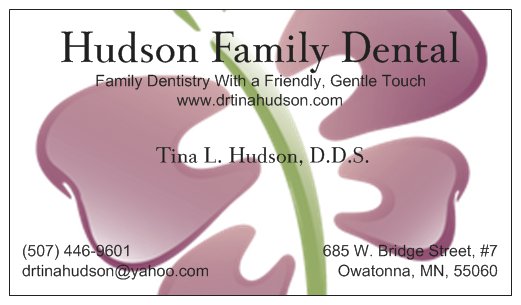 Hudson Tina DDS