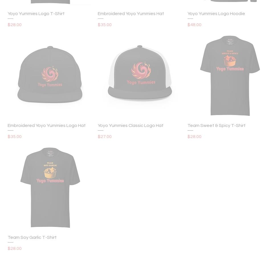 Yoyo Yummies Menu