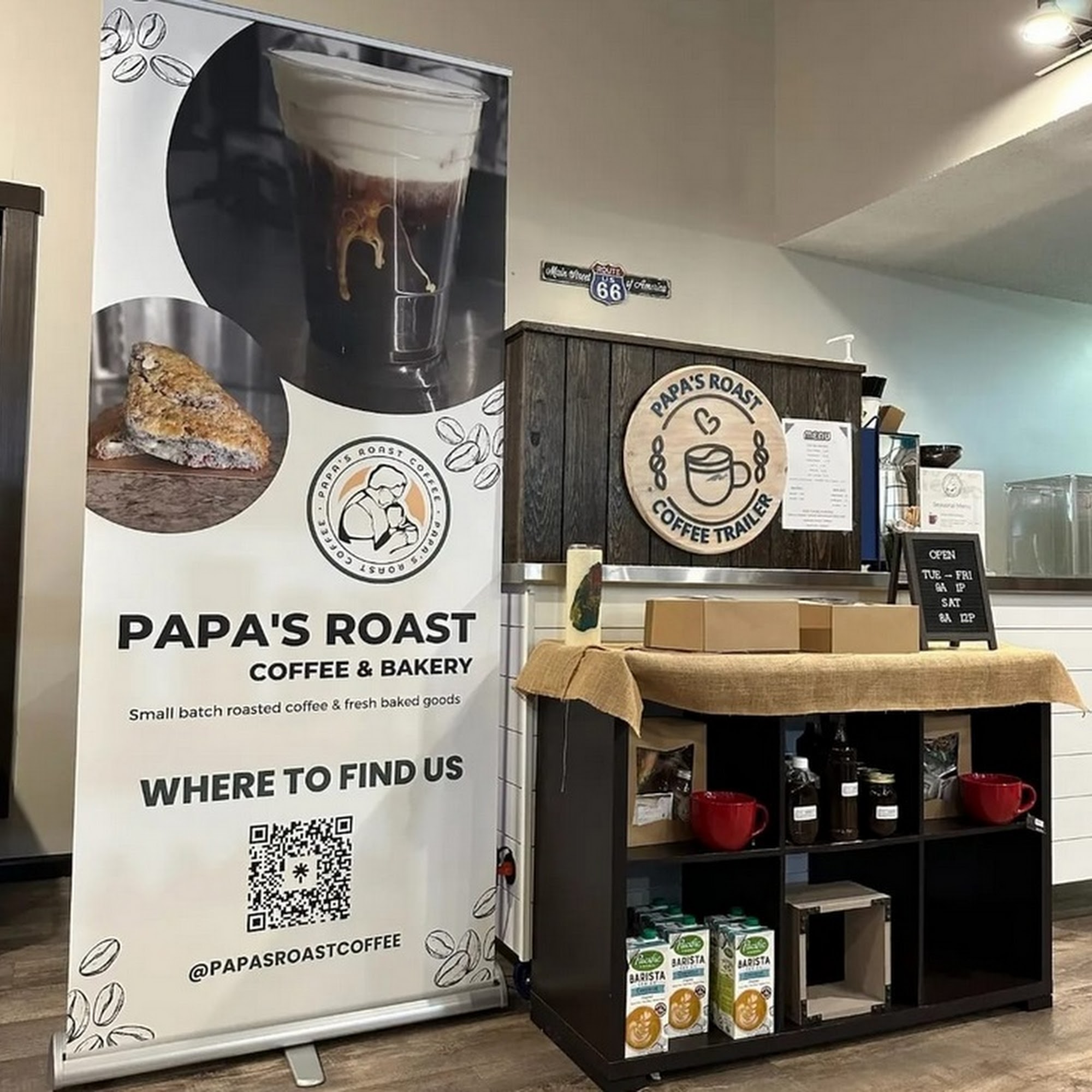 Papa's Roast Mobile Coffee Menu