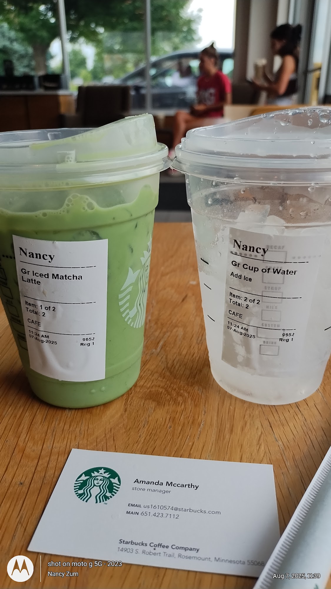 Starbucks Menu
