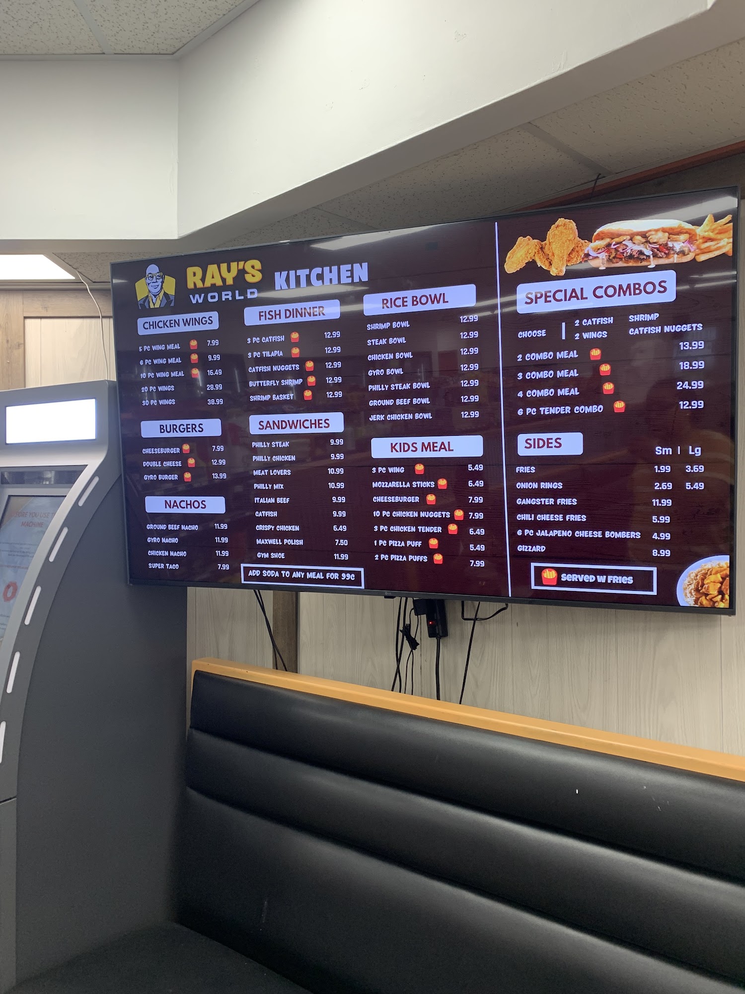 Ray's World formerly Mini Pac (Kitchen & Deli, Convenience, Tobacco) Menu