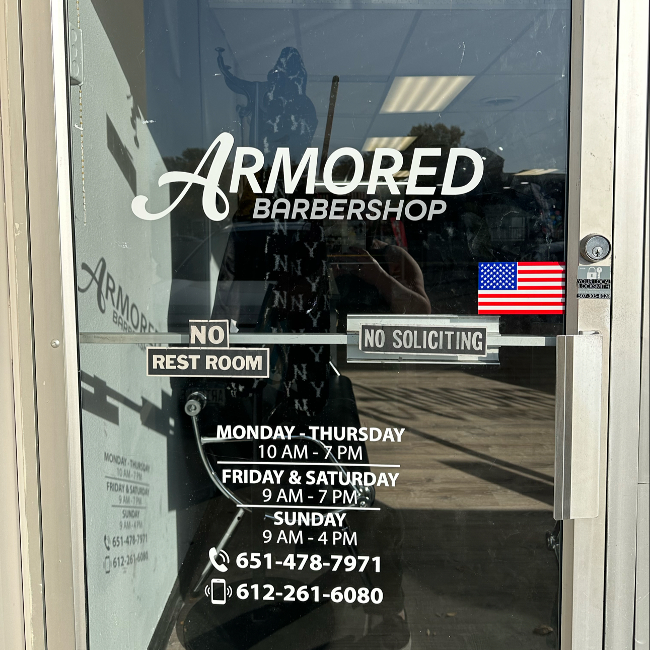 Armored Barbershop 1664 White Bear Ave, St Paul Minnesota 55106