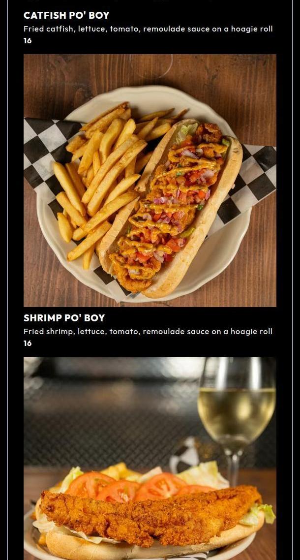 6ix Mears Menu
