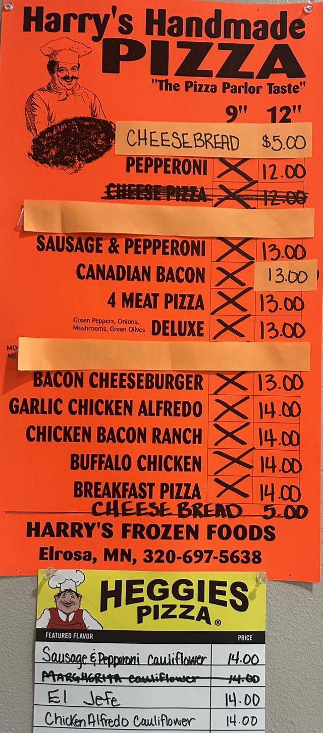 C4th Bar Menu