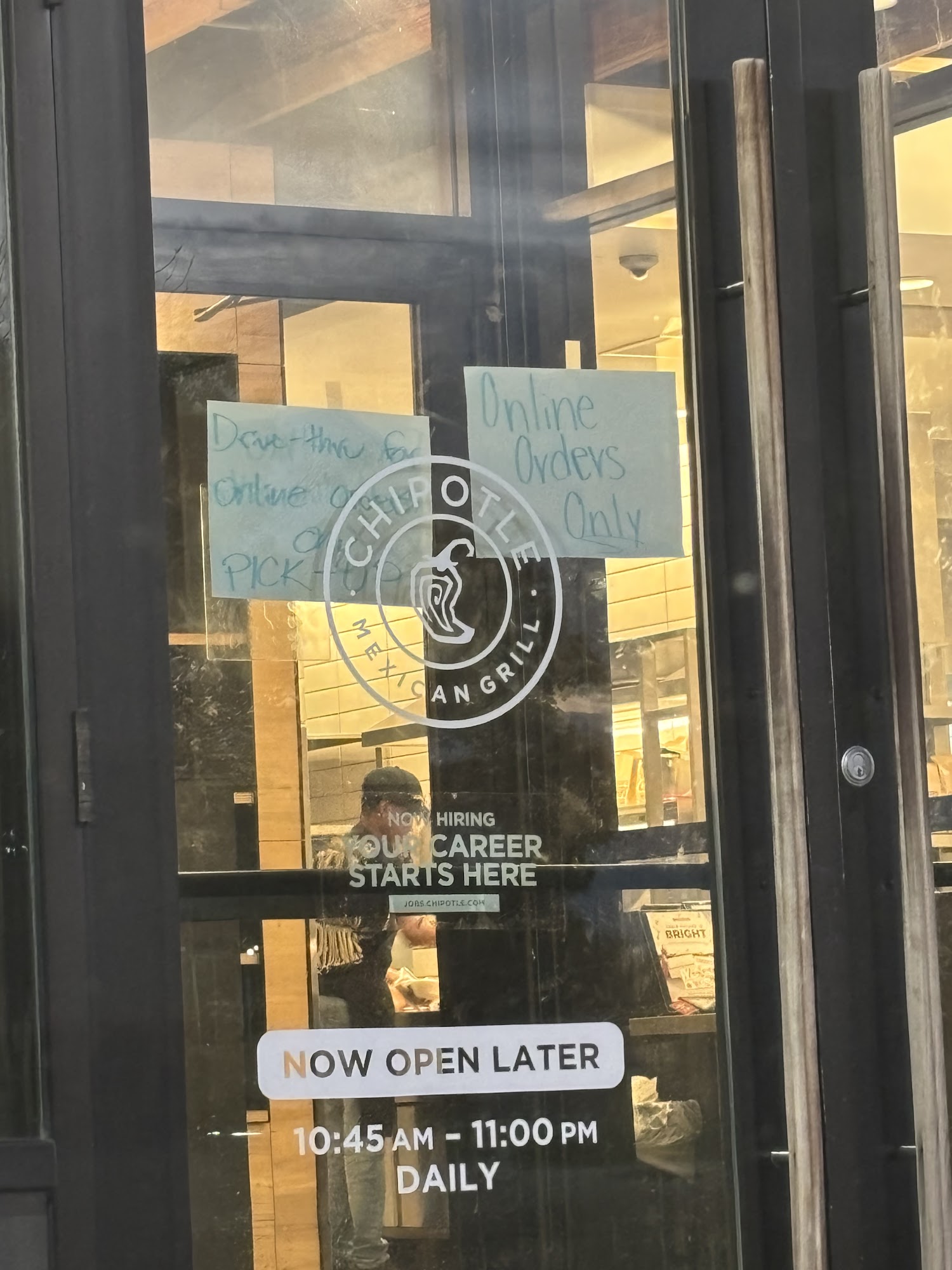 Chipotle Mexican Grill Menu