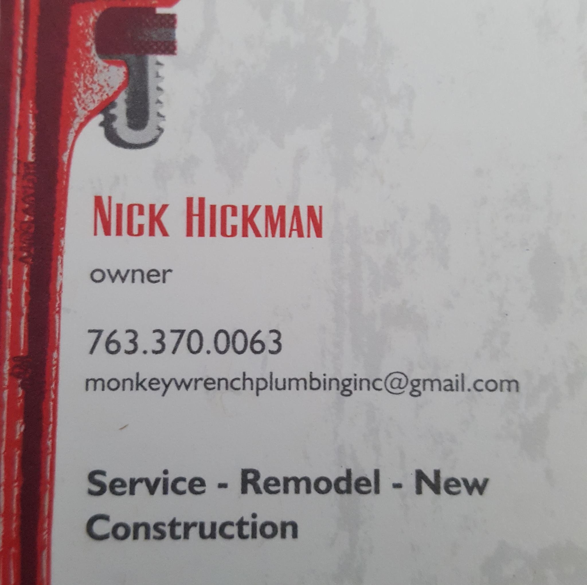 Monkey Wrench Plumbing, Inc.