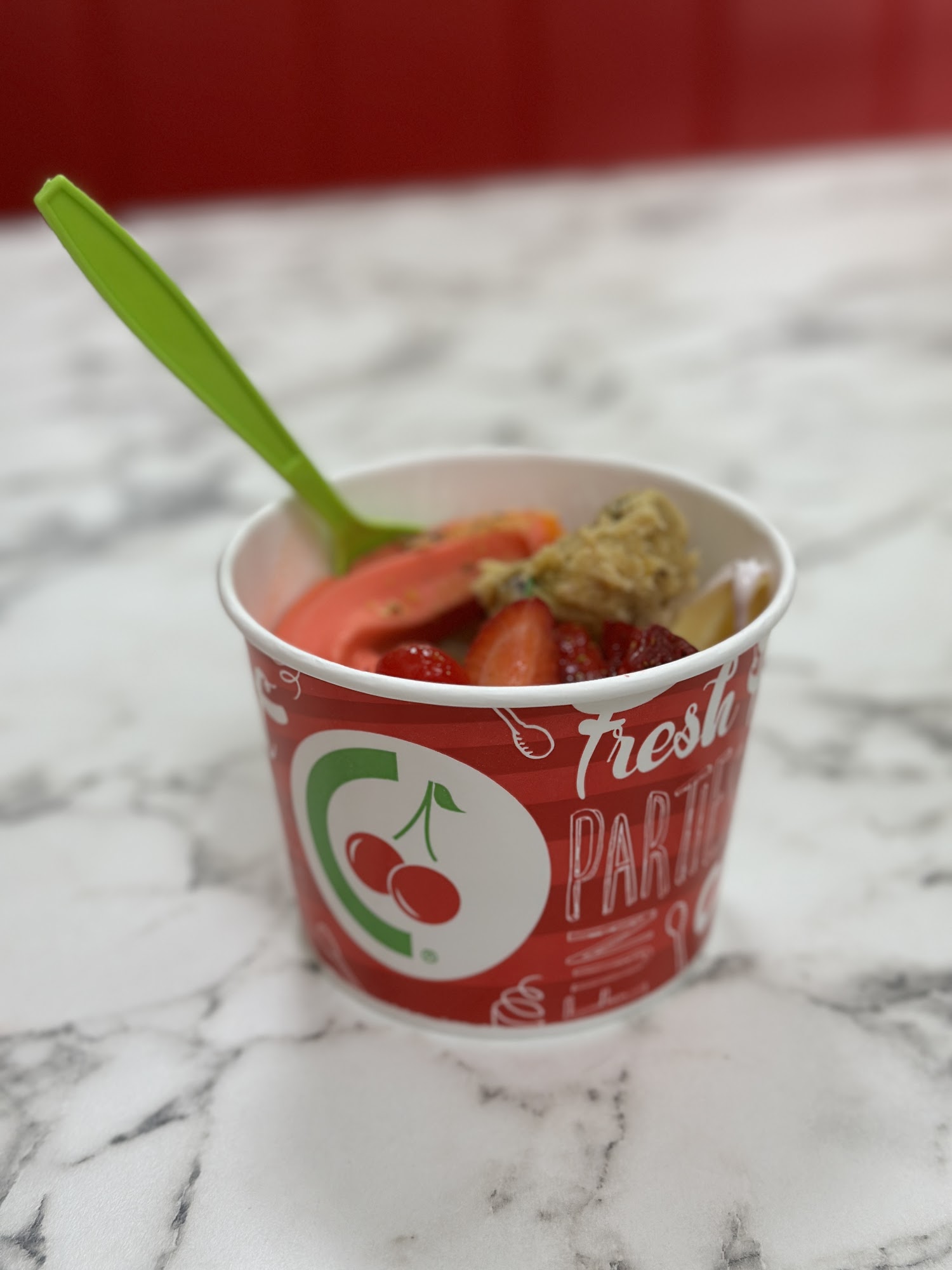 CherryBerry Self-Serve Yogurt Bar Menu