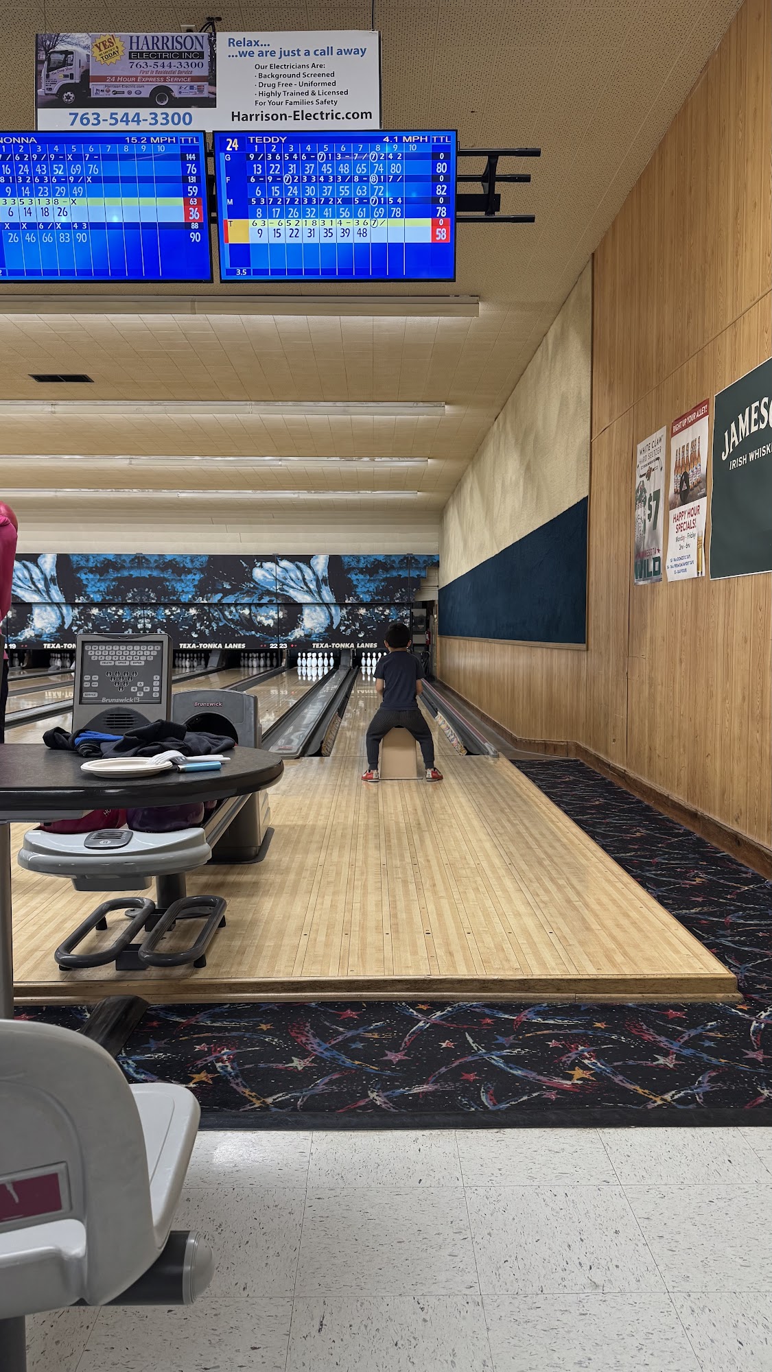 Texa-Tonka Lanes Menu